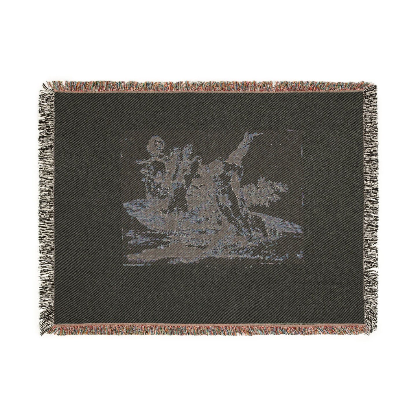 Francisco José de Goya y Lucientes - A Heroic Feat! With Dead Men!, plate 39 from The Disasters of War | Woven Tapestry Blanket
