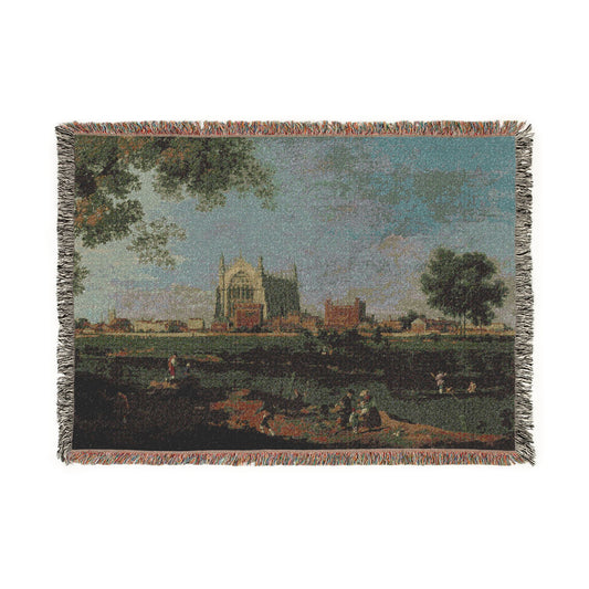 A Venetian Capriccio — Canaletto Tapestry Blanket