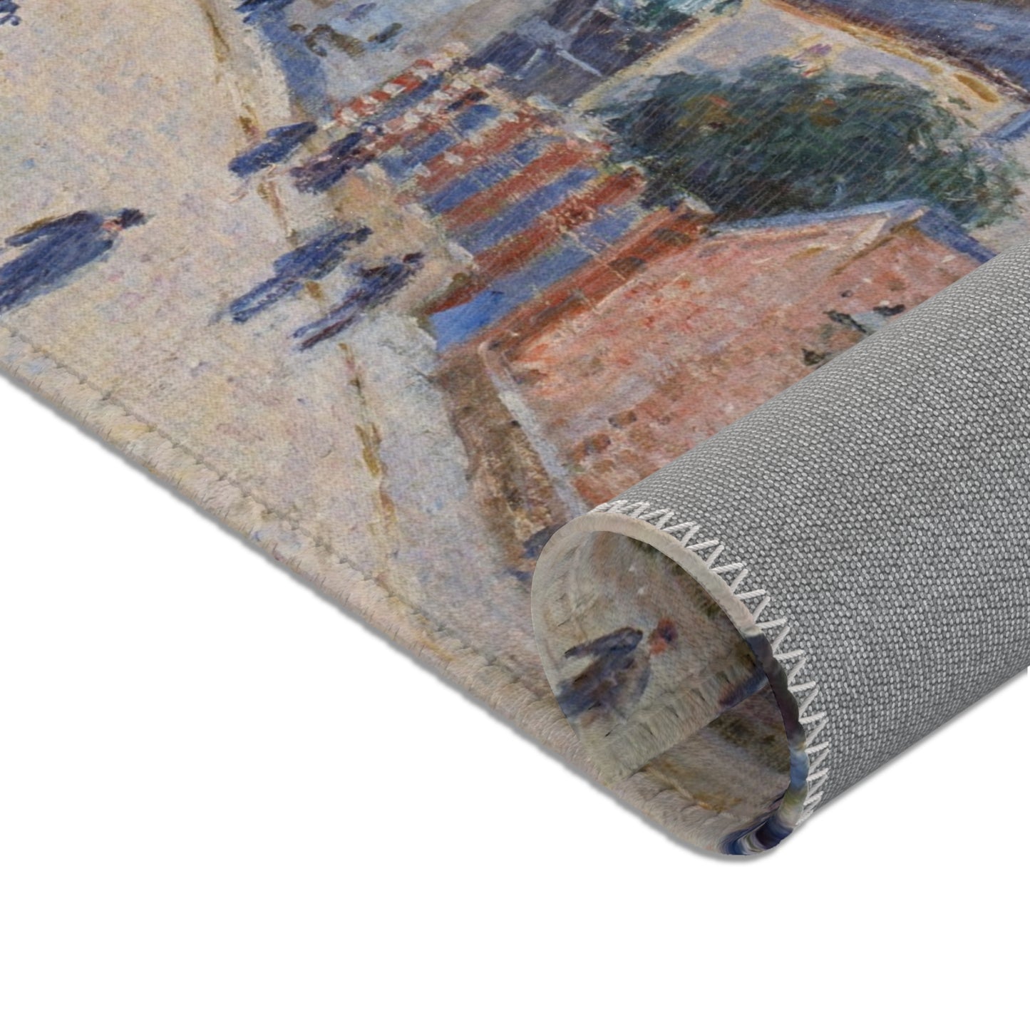 Alfred Sisley - Street in Moret | Area Rug