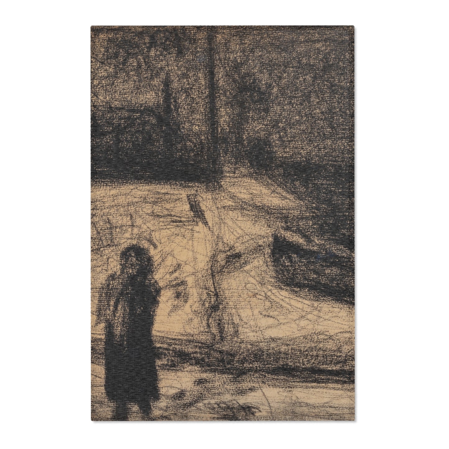 Georges Seurat - The Zone (Outside the City Walls) | Area Rug