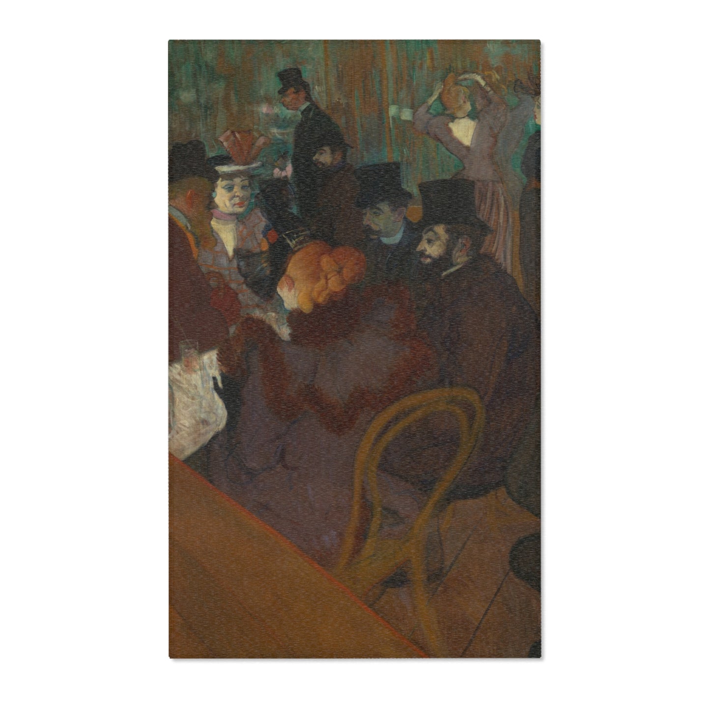 Henri de Toulouse-Lautrec - At the Moulin Rouge | Area Rug