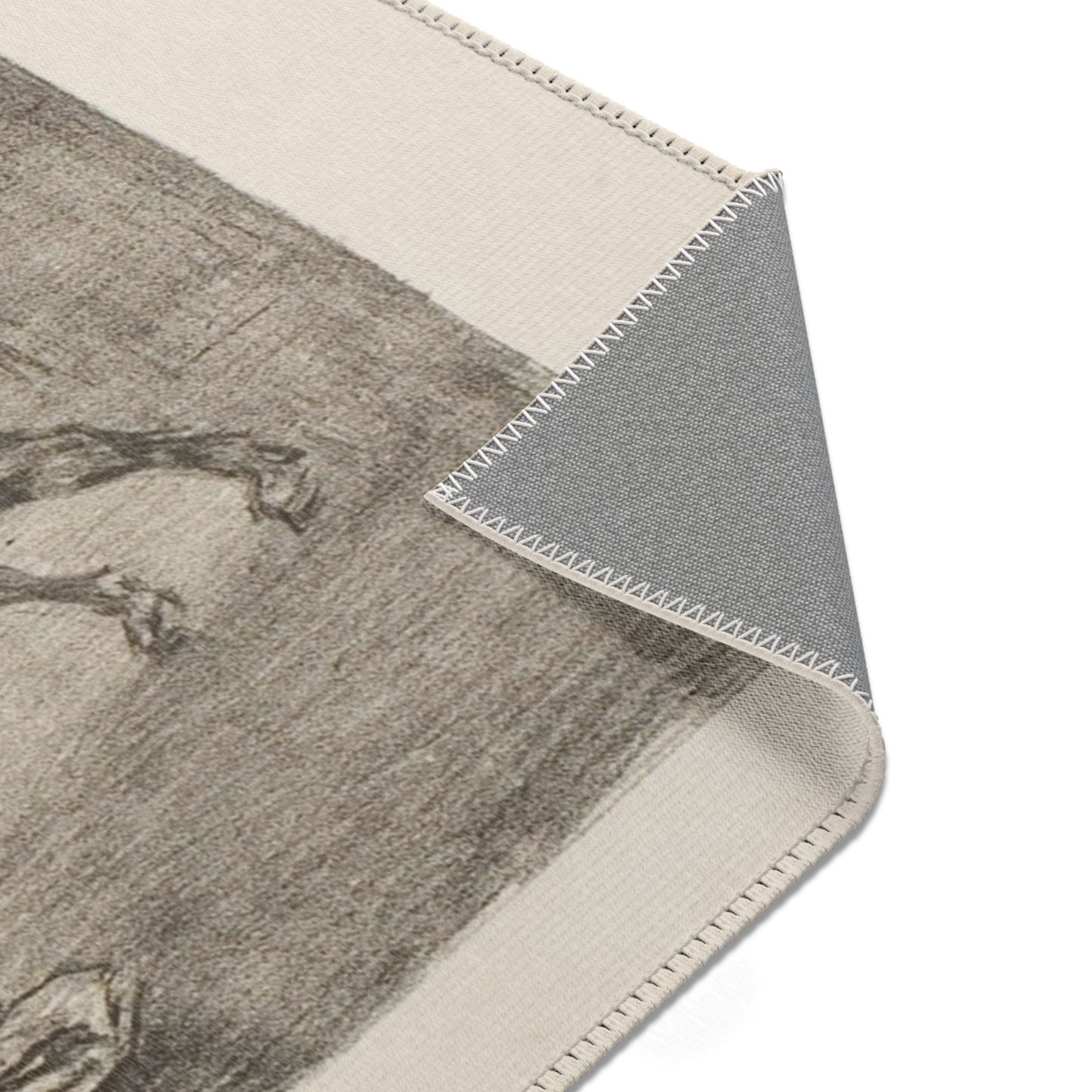 Francisco José de Goya y Lucientes - Bullfight in a divided ring, from The Bulls of Bordeaux | Area Rug