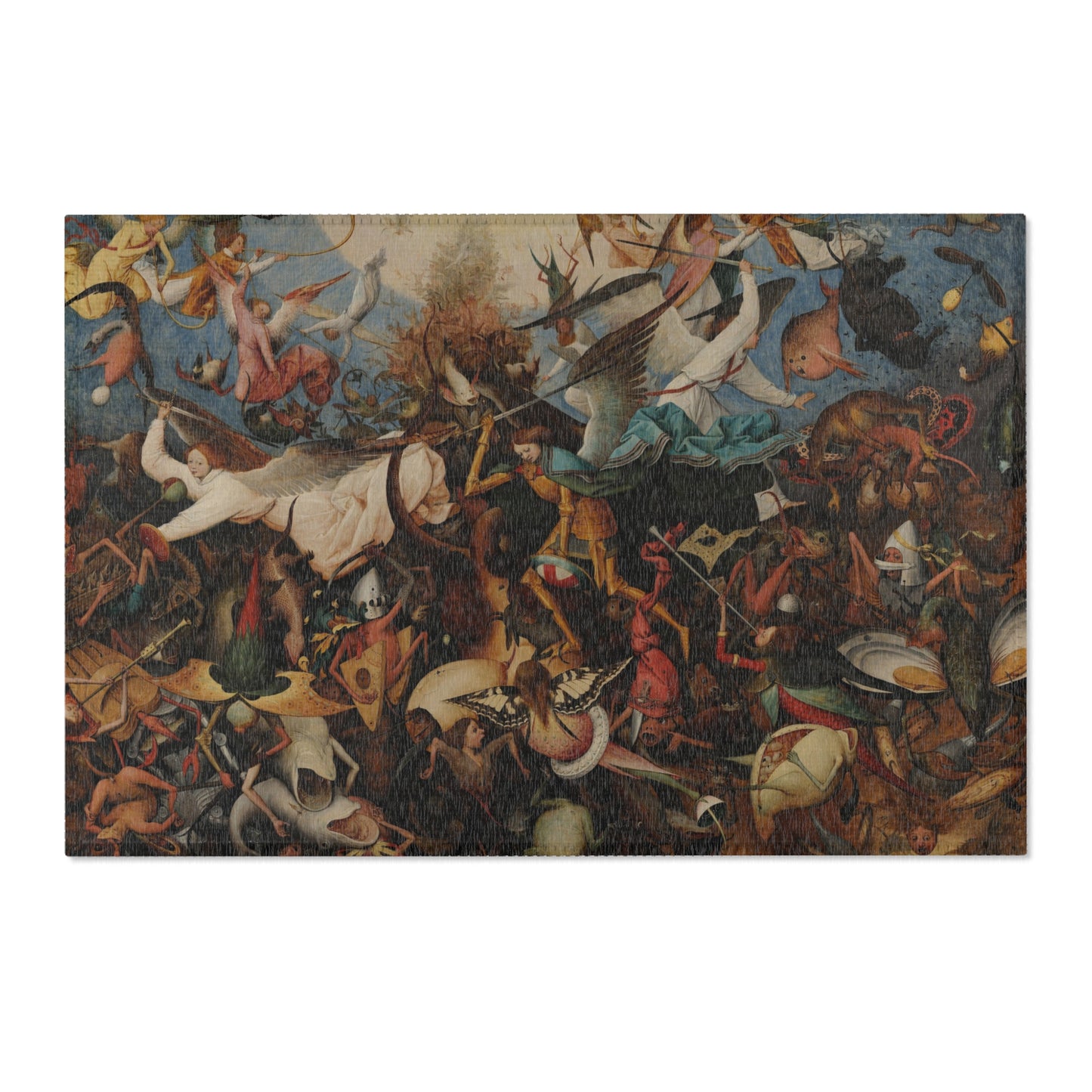 Pieter Bruegel the Elder - The Fall of the Rebel Angels - Google Art Project | Area Rug