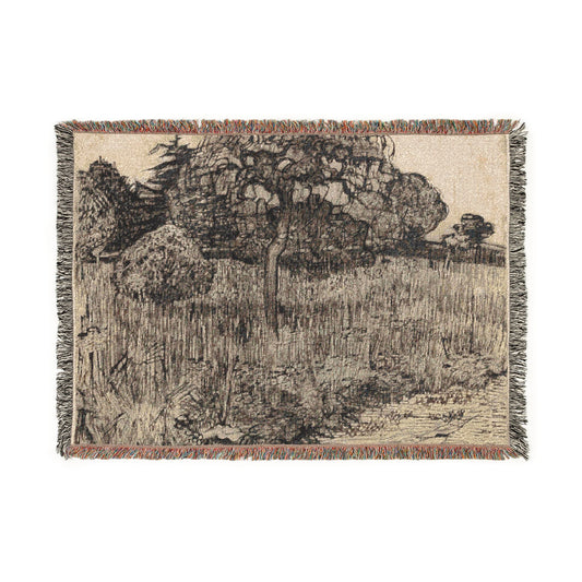 Weeping Tree — Van Gogh Tapestry Blanket