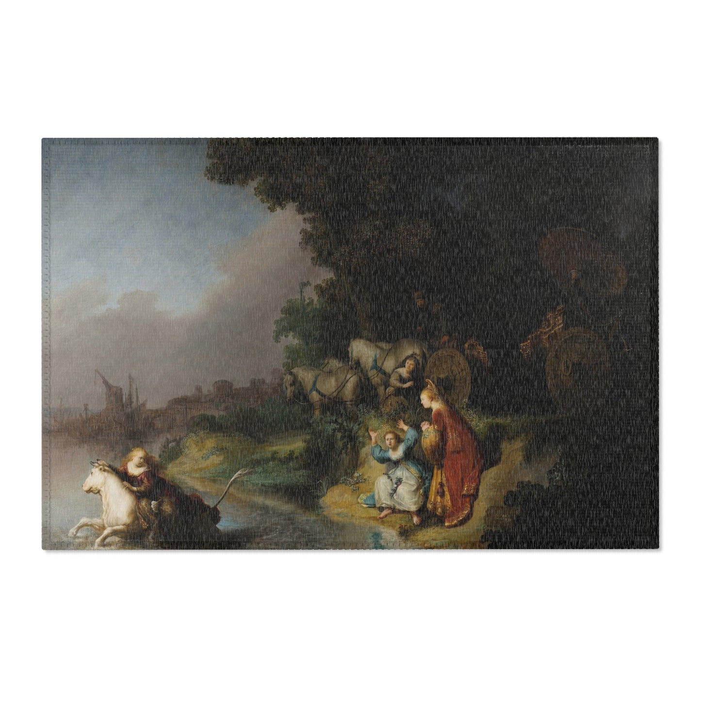 Rembrandt Harmensz. van Rijn - The Abduction of Europa - Google Art Project | Area Rug