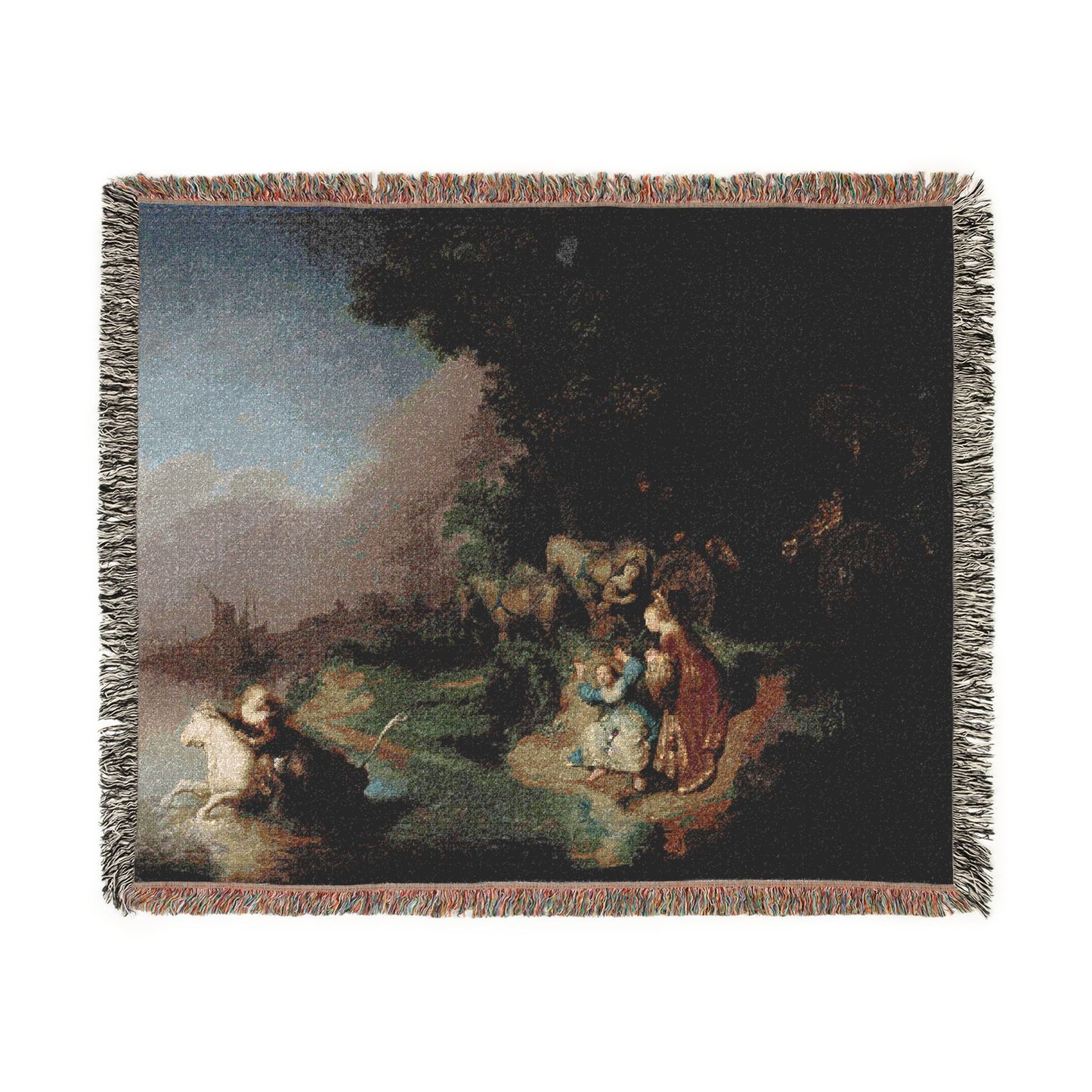 Rembrandt Harmensz. van Rijn - The Abduction of Europa - Google Art Project | Woven Tapestry Blanket