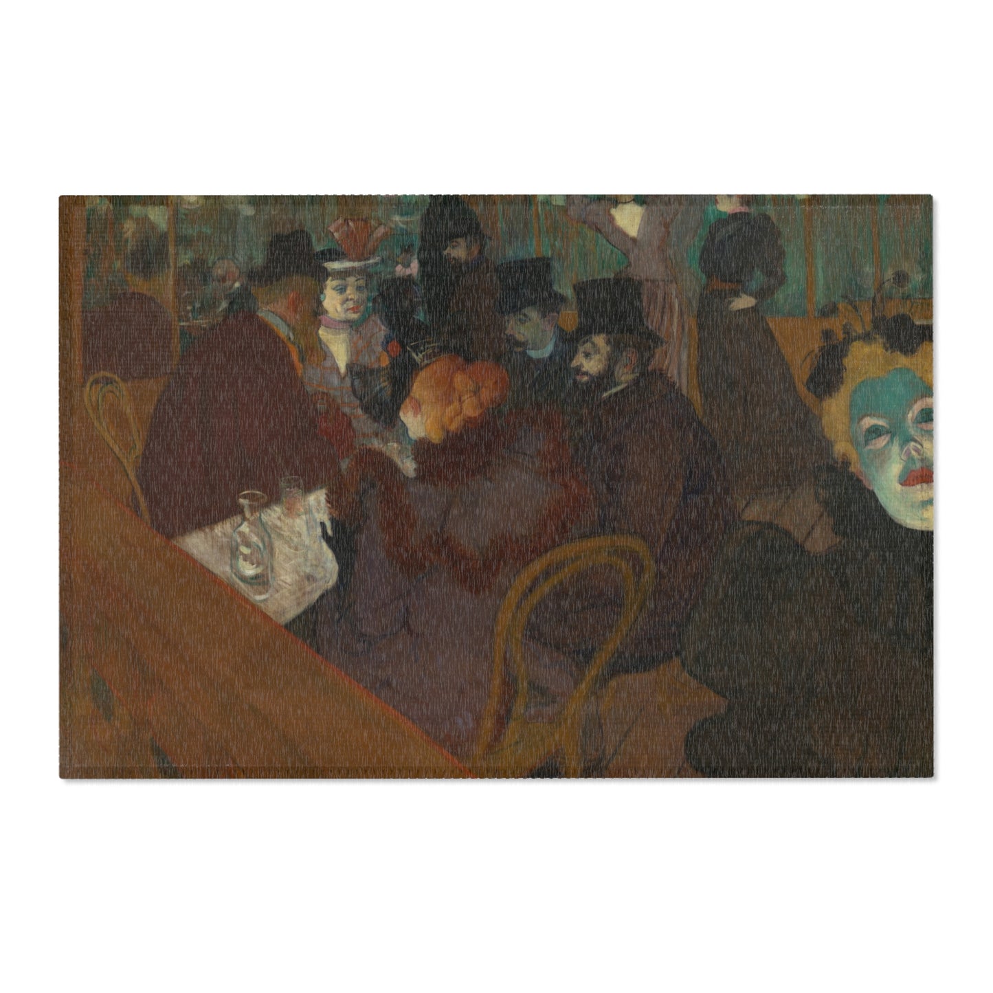 Henri de Toulouse-Lautrec - At the Moulin Rouge | Area Rug