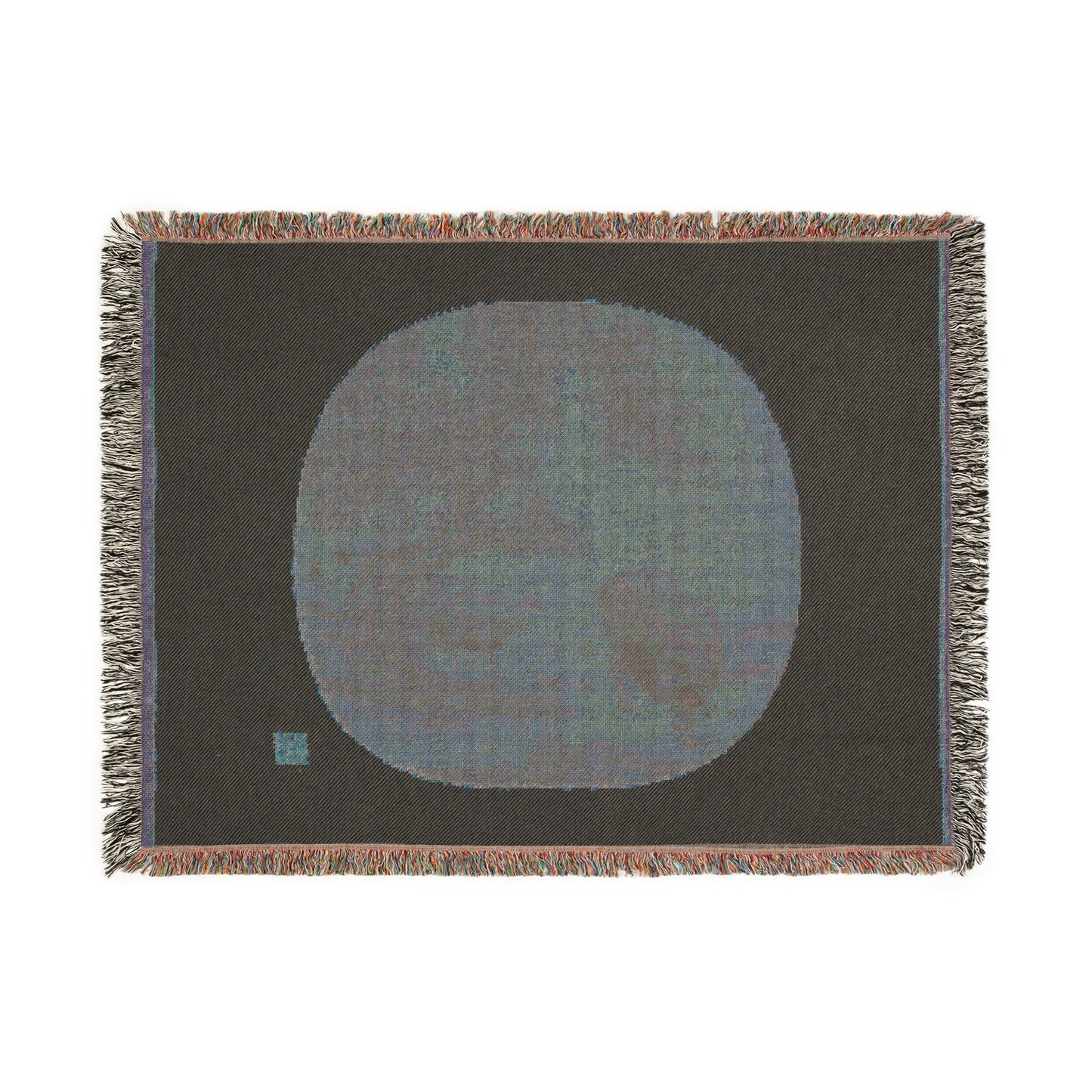101_man-buffalo-and-calf | Woven Tapestry Blanket