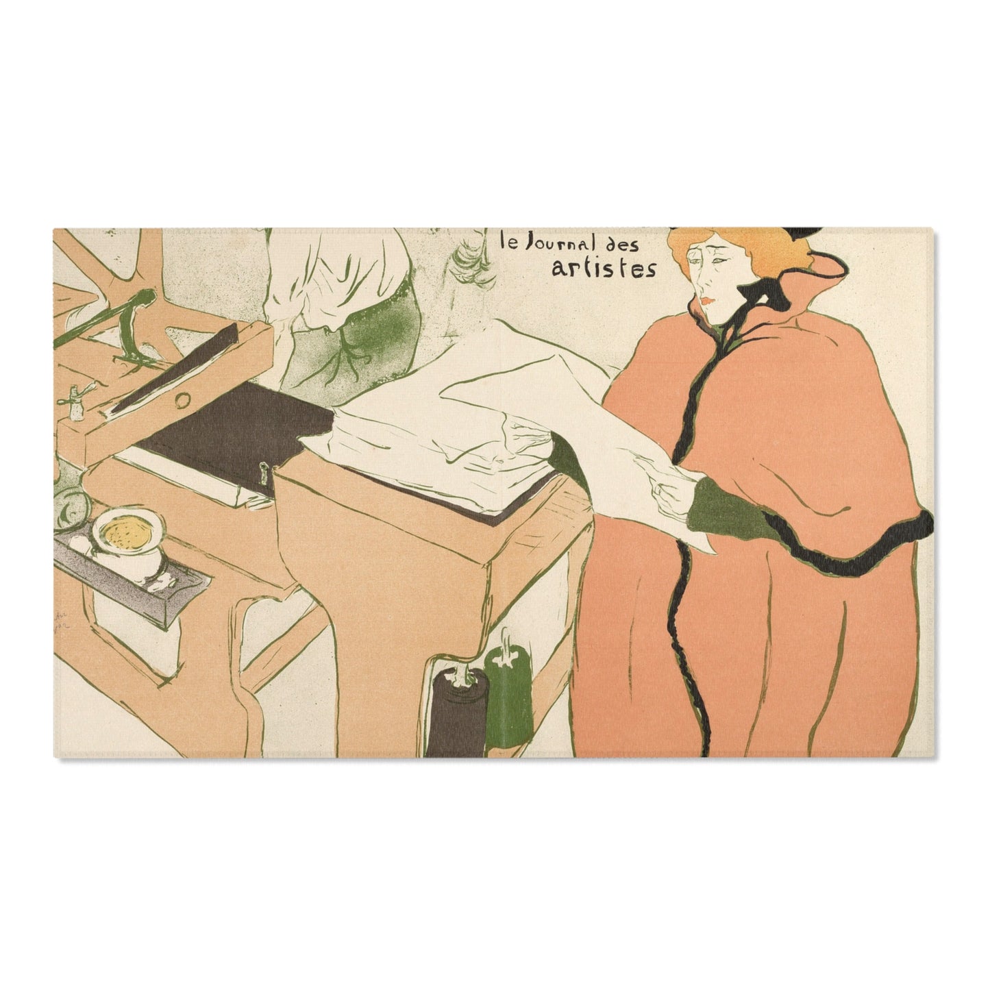 Henri de Toulouse-Lautrec - Cover for the first album of L'Estampe originale | Area Rug