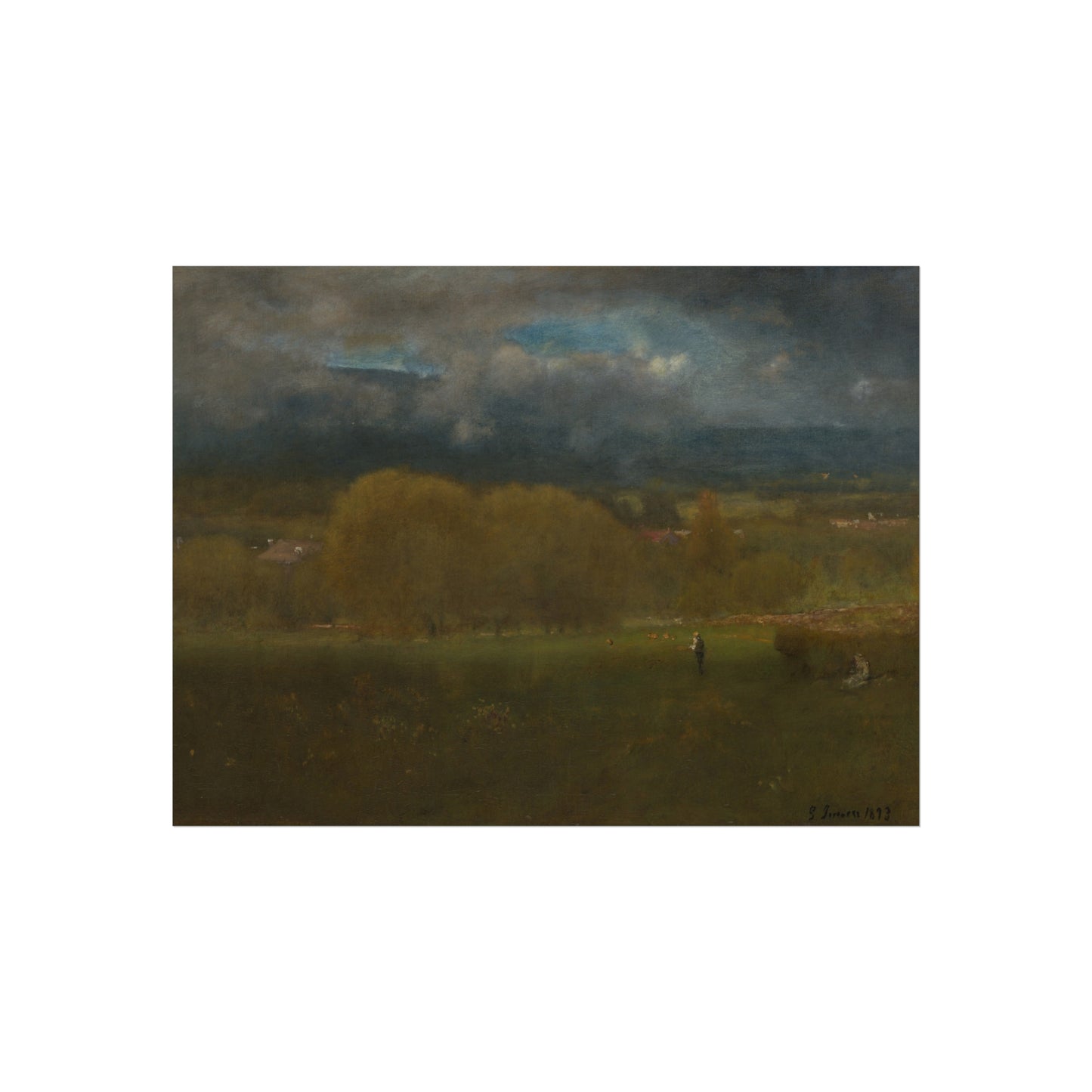 George Inness - Sunlit Valley | Fine Art Poster