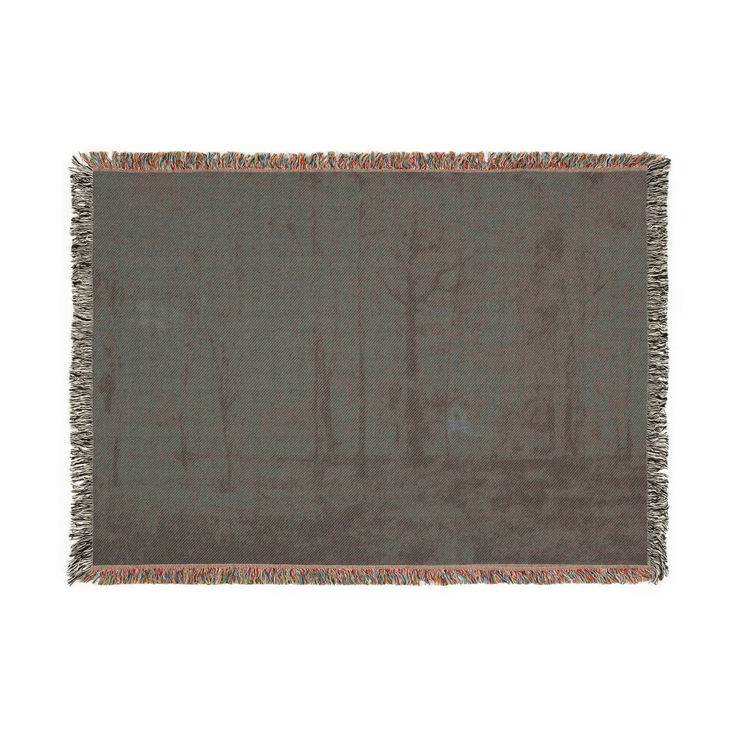 George Inness - Autumn Woods | Woven Tapestry Blanket