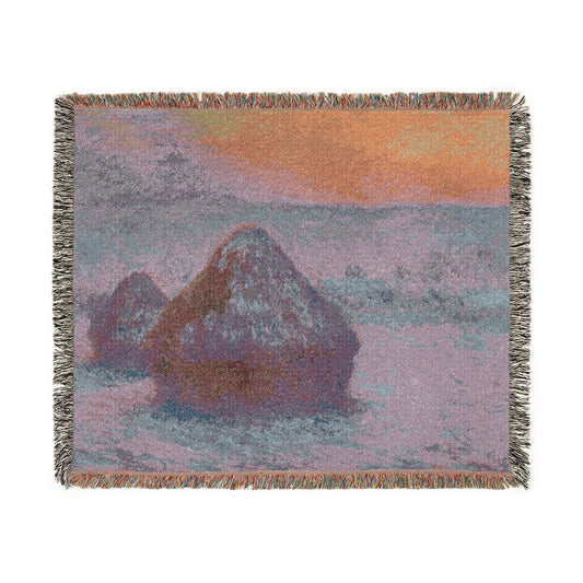 Stacks of Wheat — Monet Tapestry Blanket