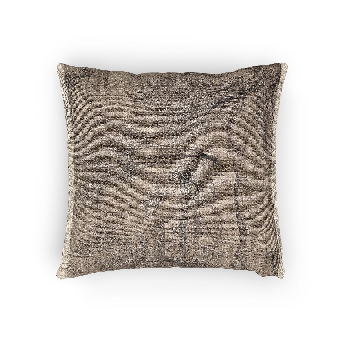 115_new-year-s-day-in-a-village-at-stone-lake | Woven Pillow