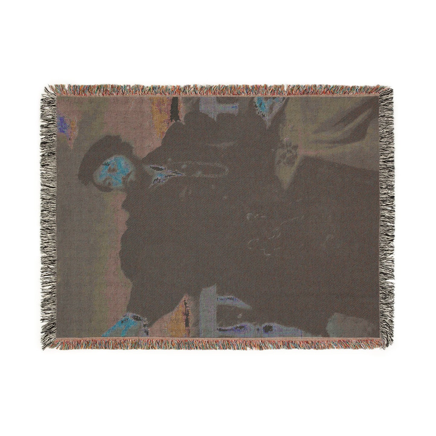 Portrait of a Man, Possibly Girolamo Rosati Woven Throw Blanket