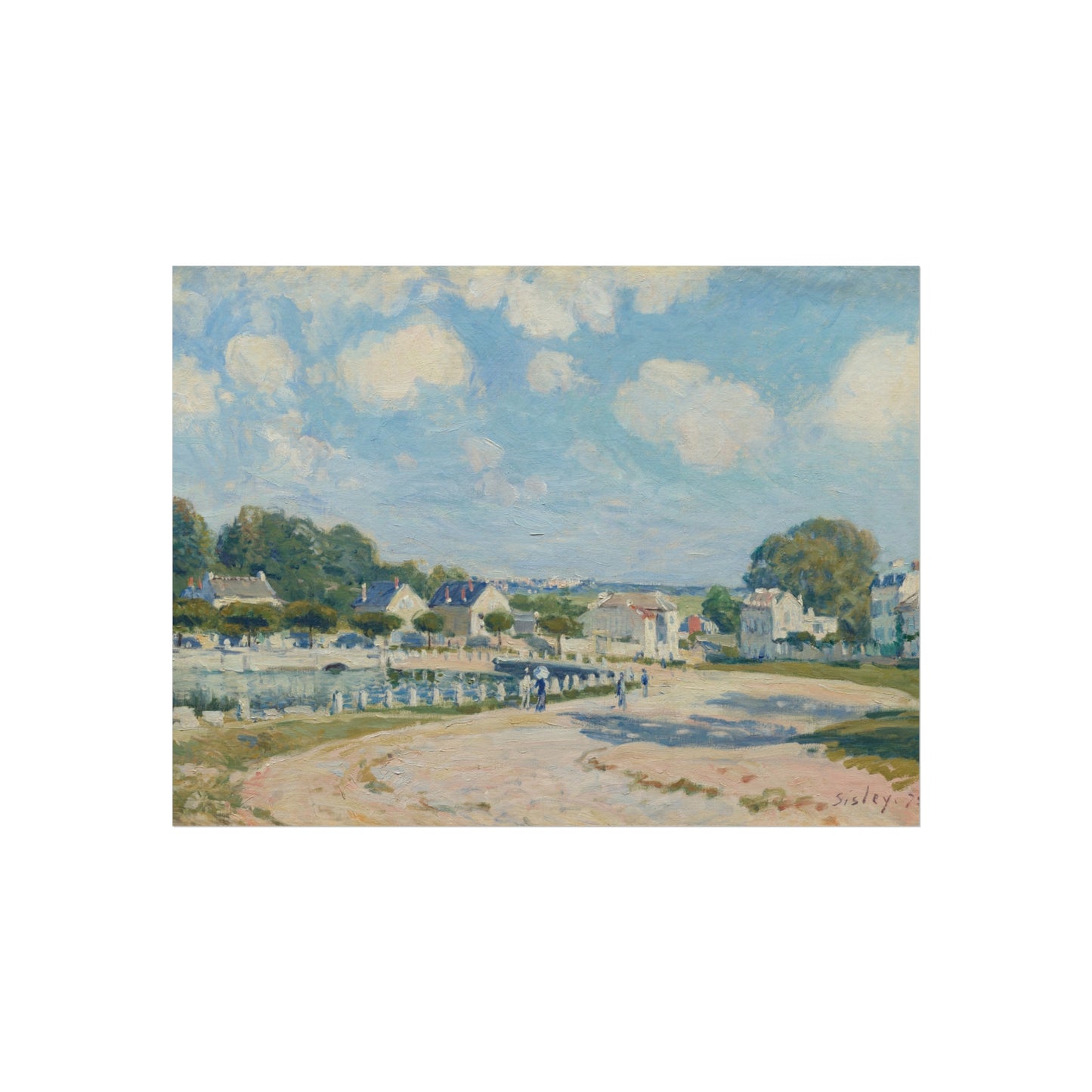 Alfred Sisley - Watering Place at Marly | Fine Art Poster