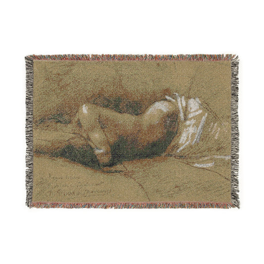 Study of a Sleeping Woman — De Chavannes Tapestry Blanket