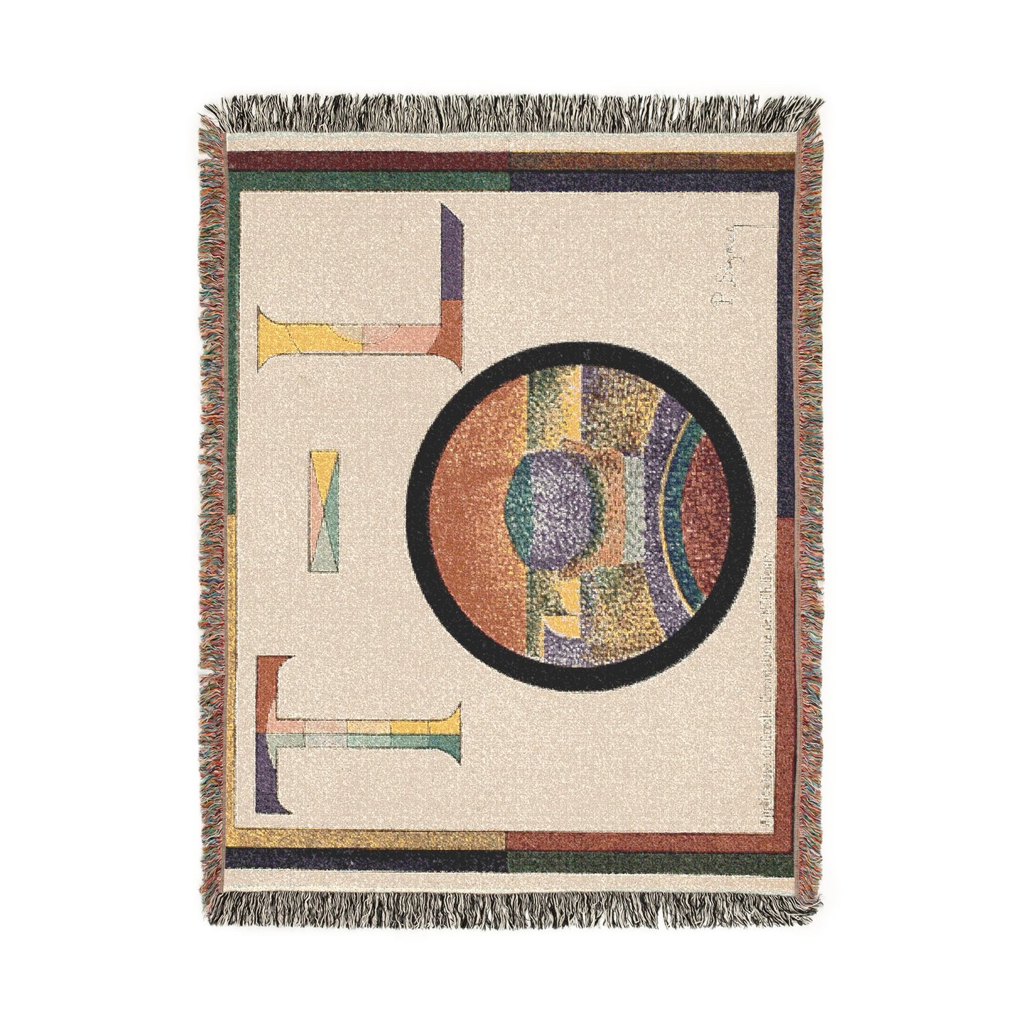 Paul Signac - Chromatic Circle | Woven Tapestry Blanket