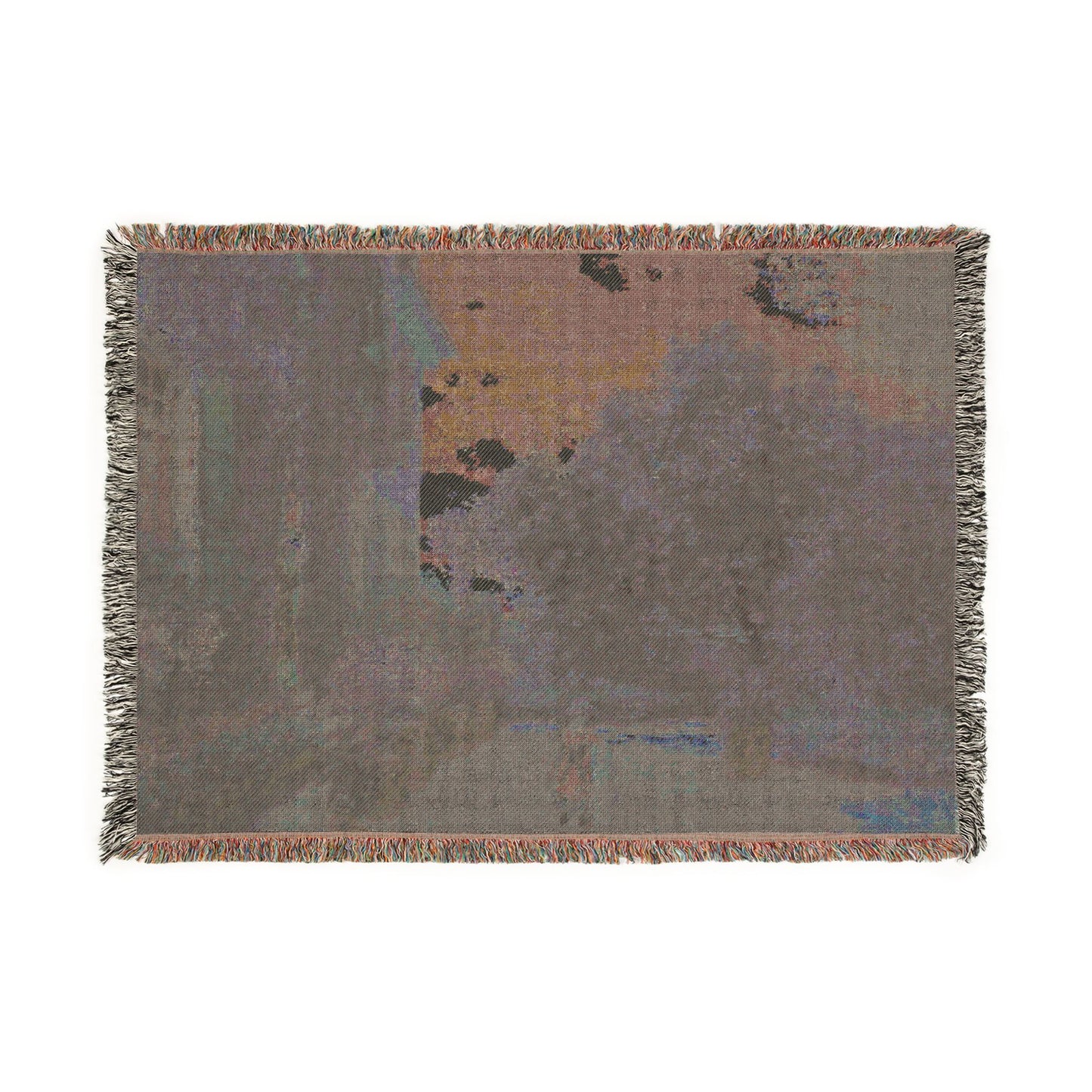 Claude Monet - The Artist's House at Argenteuil | Woven Tapestry Blanket