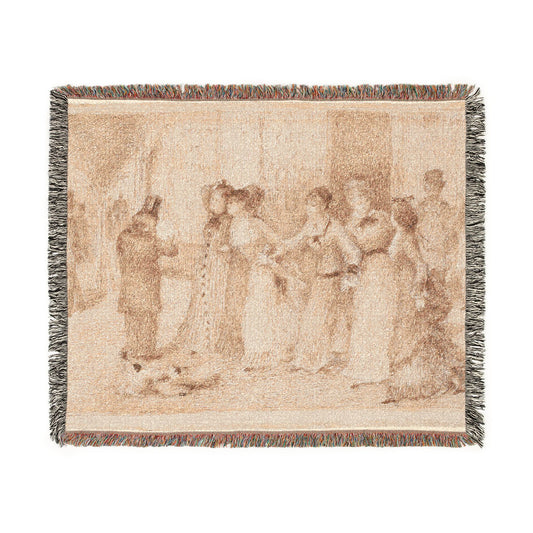 Workers' Daughters — Renoir Tapestry Blanket