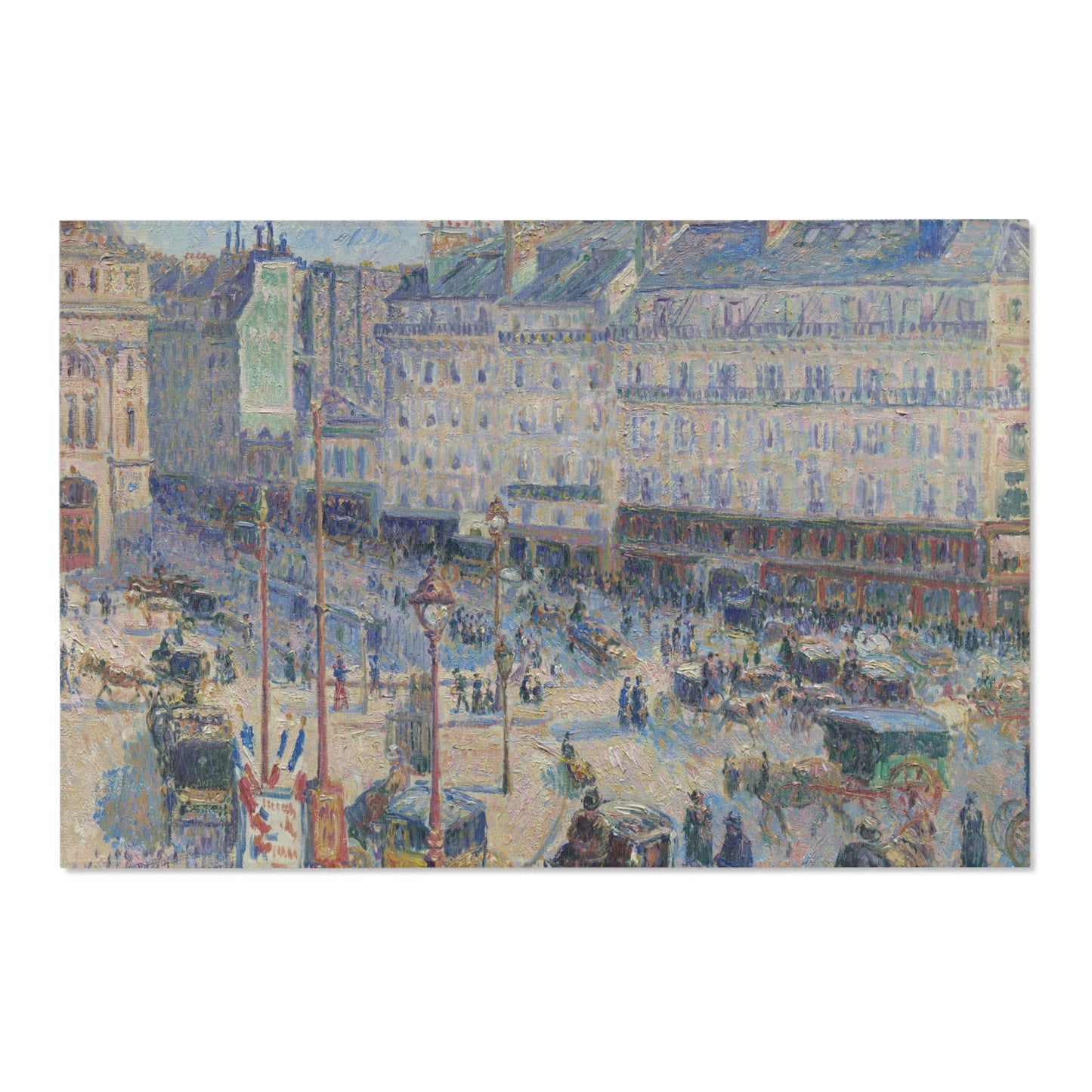 Camille Pissarro - The Place du Havre, Paris | Area Rug