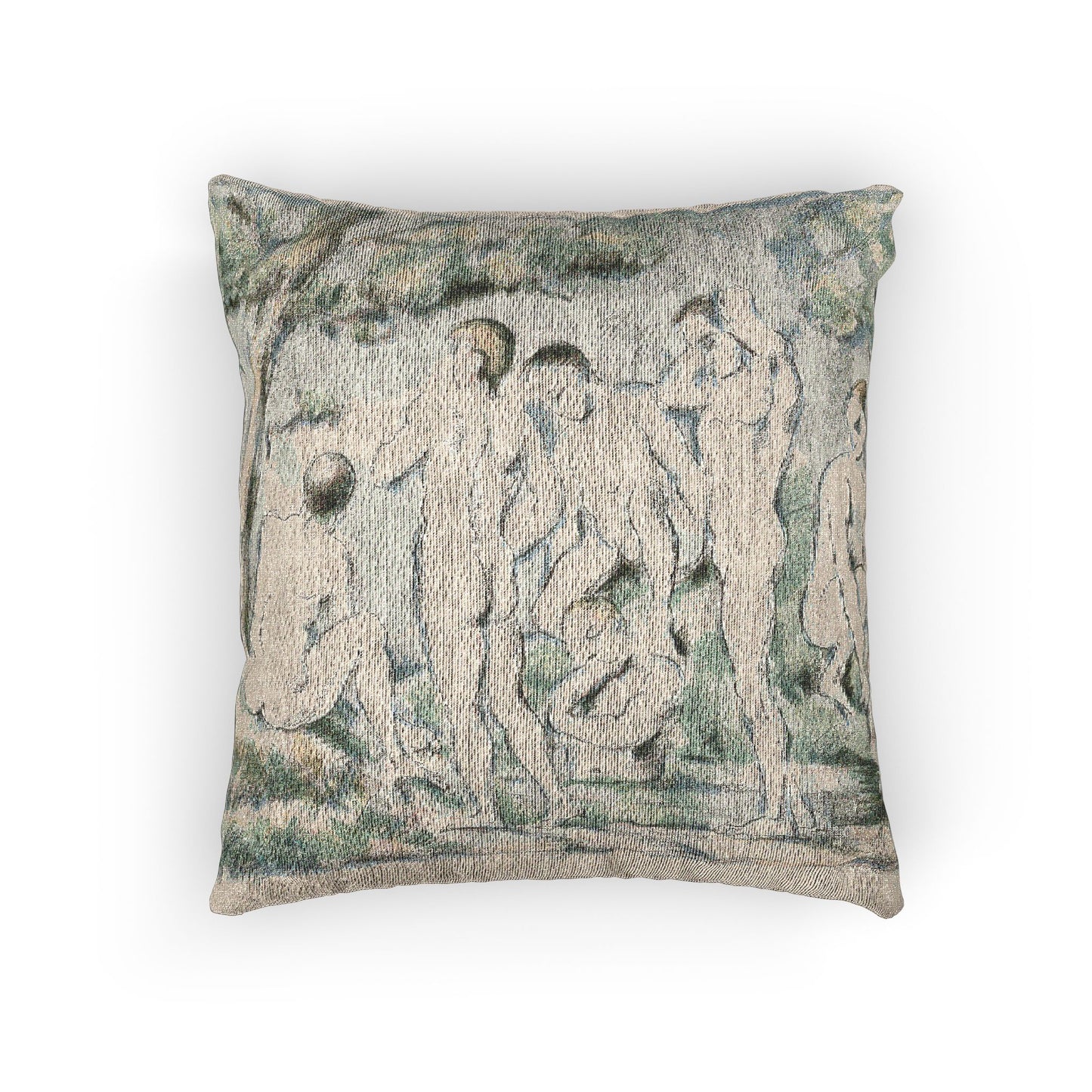 Paul Cezanne - Small Bathers | Woven Pillow