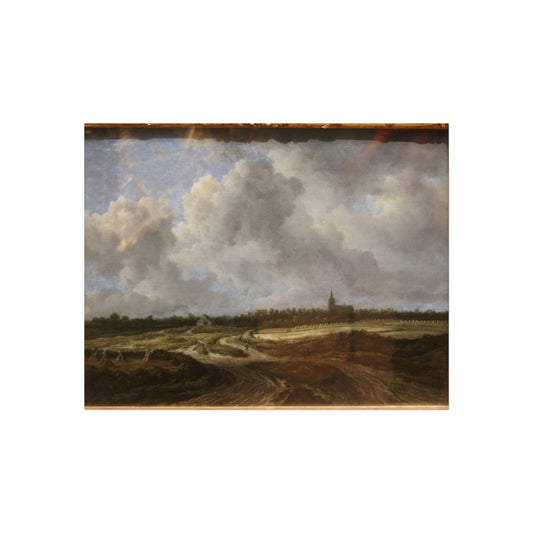 A Wooded Village behind Dunes — Jacob van Ruisdael Fine Art Poster