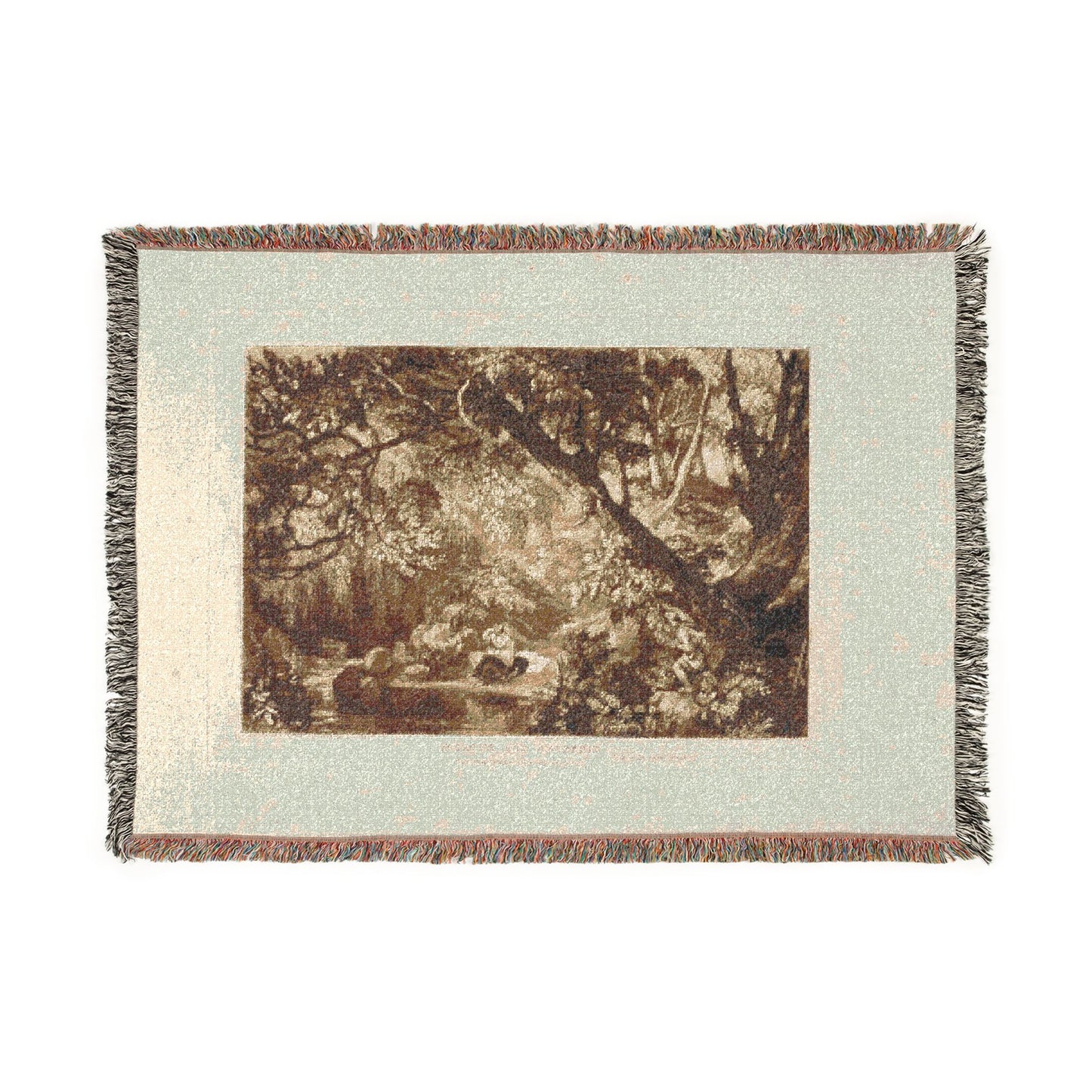 Joseph Mallord William Turner - Aesacus and Hesperie, plate 66 from Liber Studiorum | Woven Tapestry Blanket