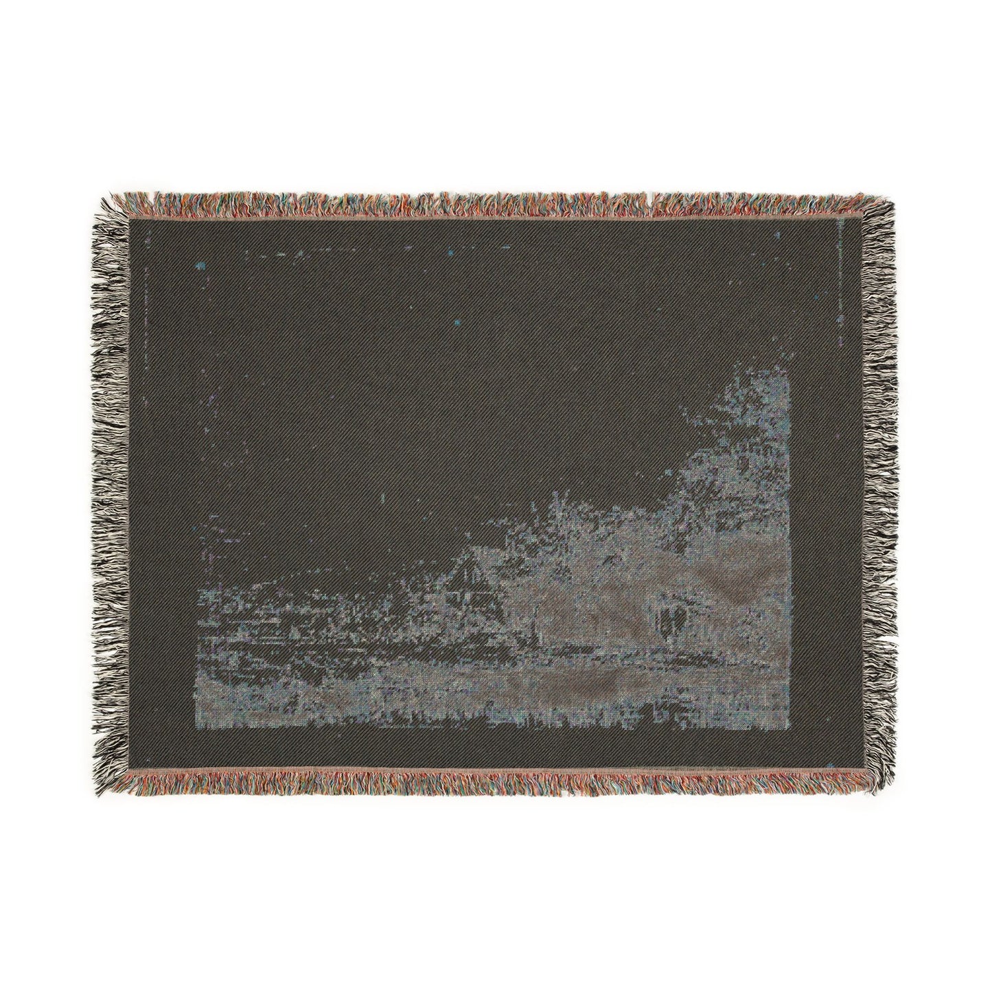 Rembrandt van Rijn - Landscape with a Cow Drinking | Woven Tapestry Blanket