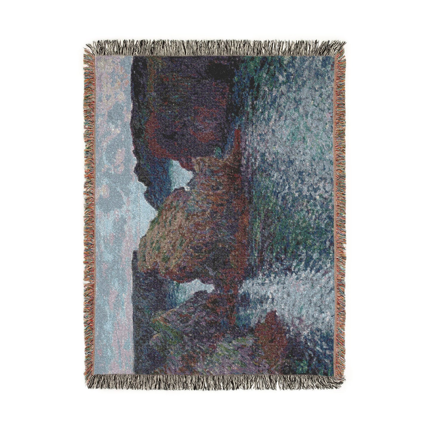 Claude Monet - Rocks at Port-Goulphar, Belle-Île | Tapestry Blanket