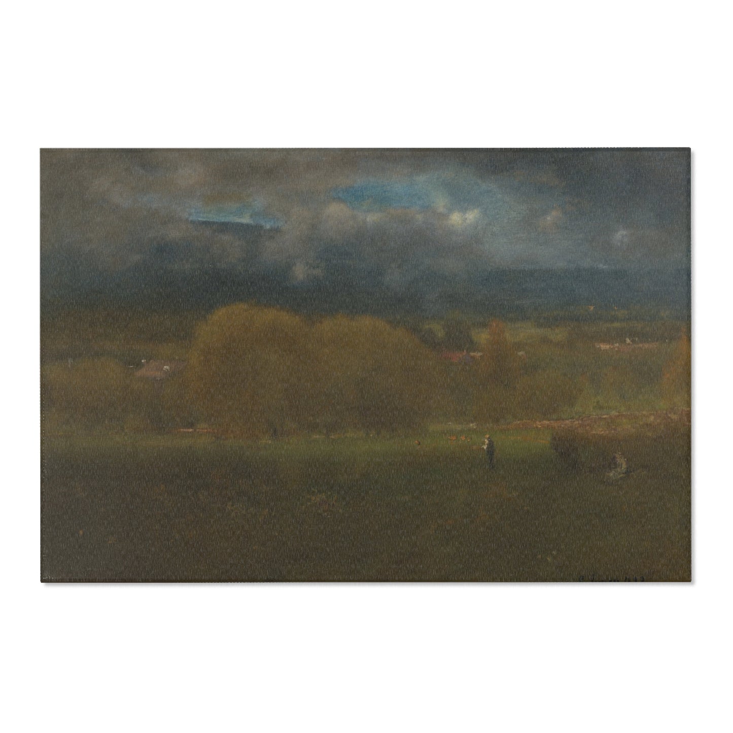 George Inness - Sunlit Valley | Area Rug