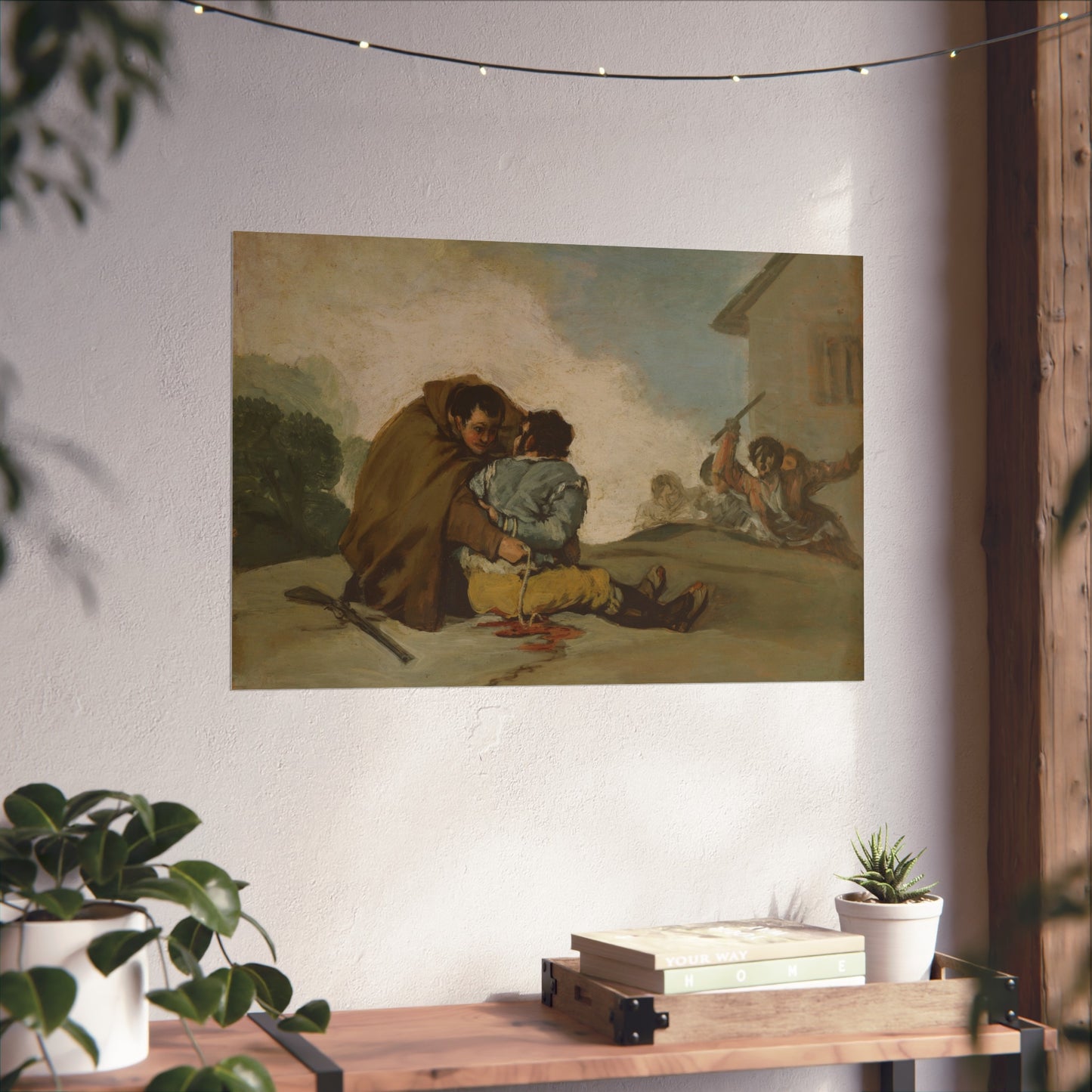 Francisco José de Goya y Lucientes - Friar Pedro Binds El Maragato with a Rope | Fine Art Poster