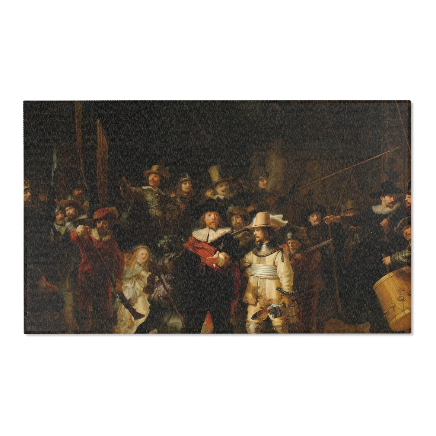 La ronda de noche, por Rembrandt van Rijn | Area Rug