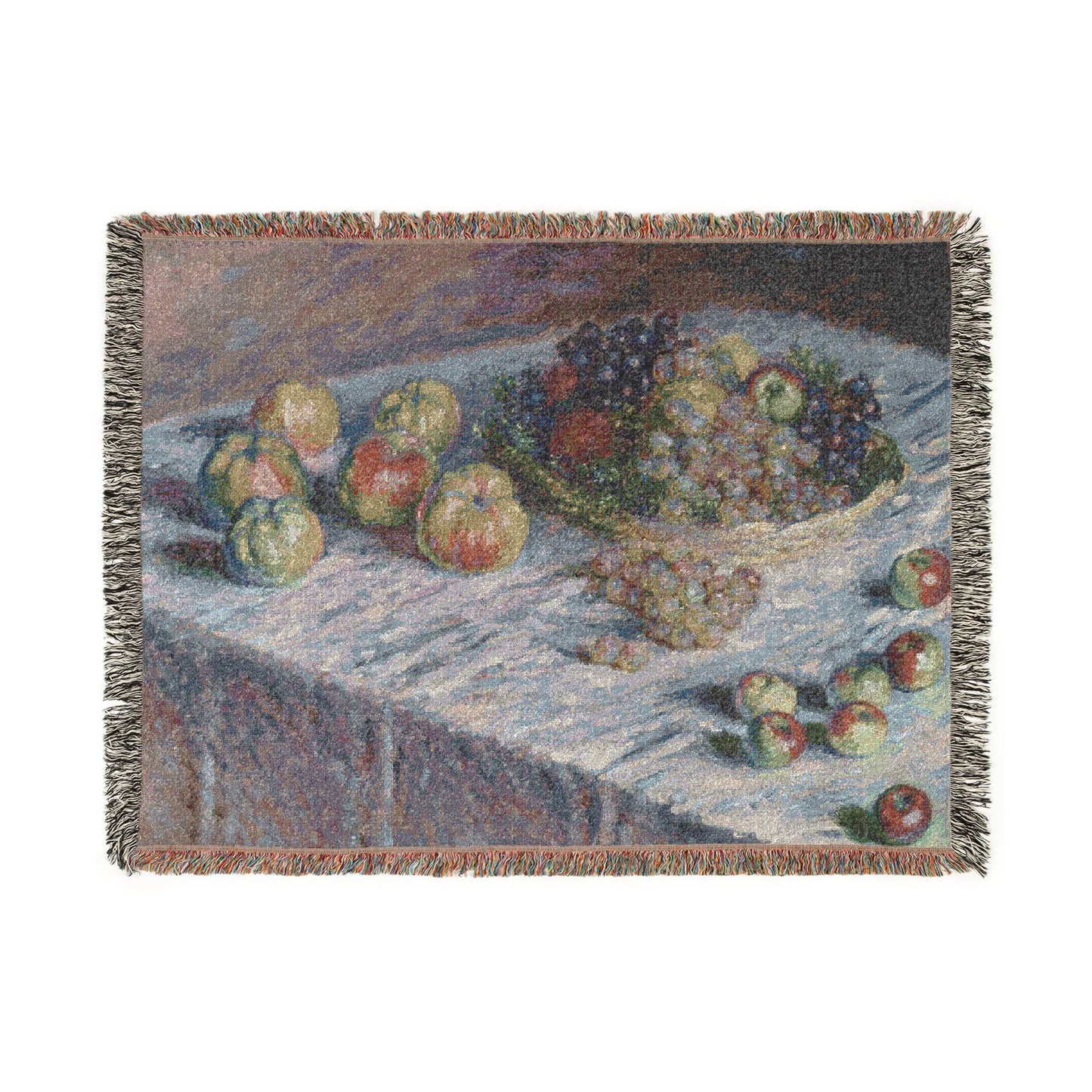 Claude Monet - Apples and Grapes | Woven Tapestry Blanket