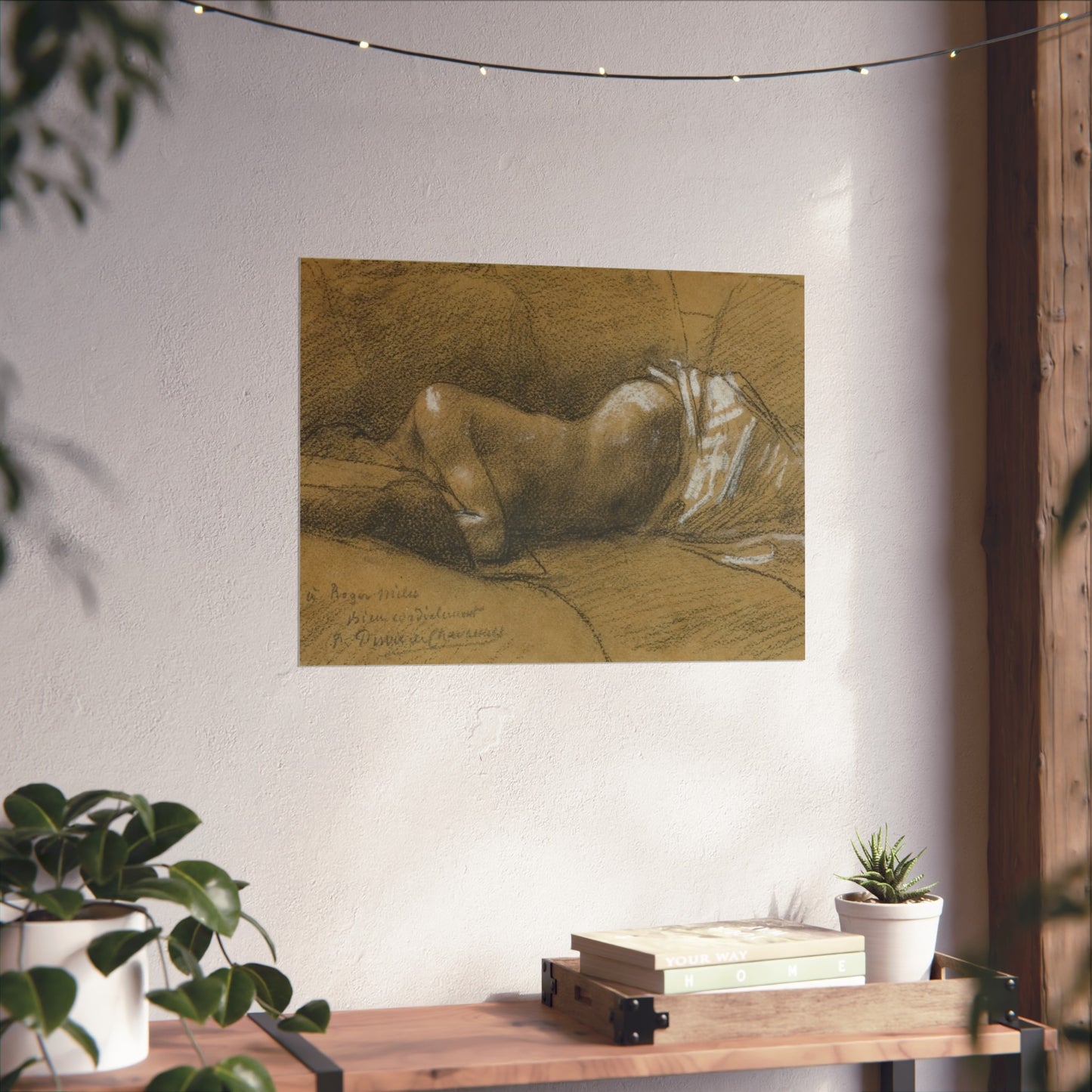Pierre Puvis de Chavannes - Study of a Sleeping Woman | Fine Art Poster