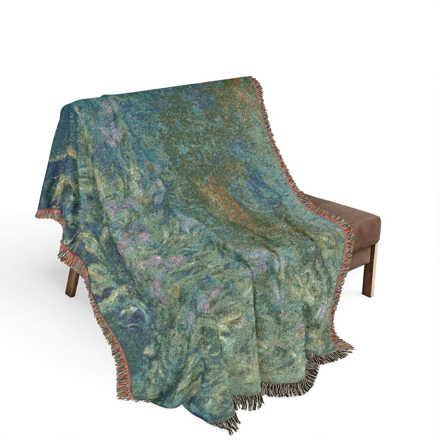 Claude Monet - Irises | Woven Tapestry Blanket