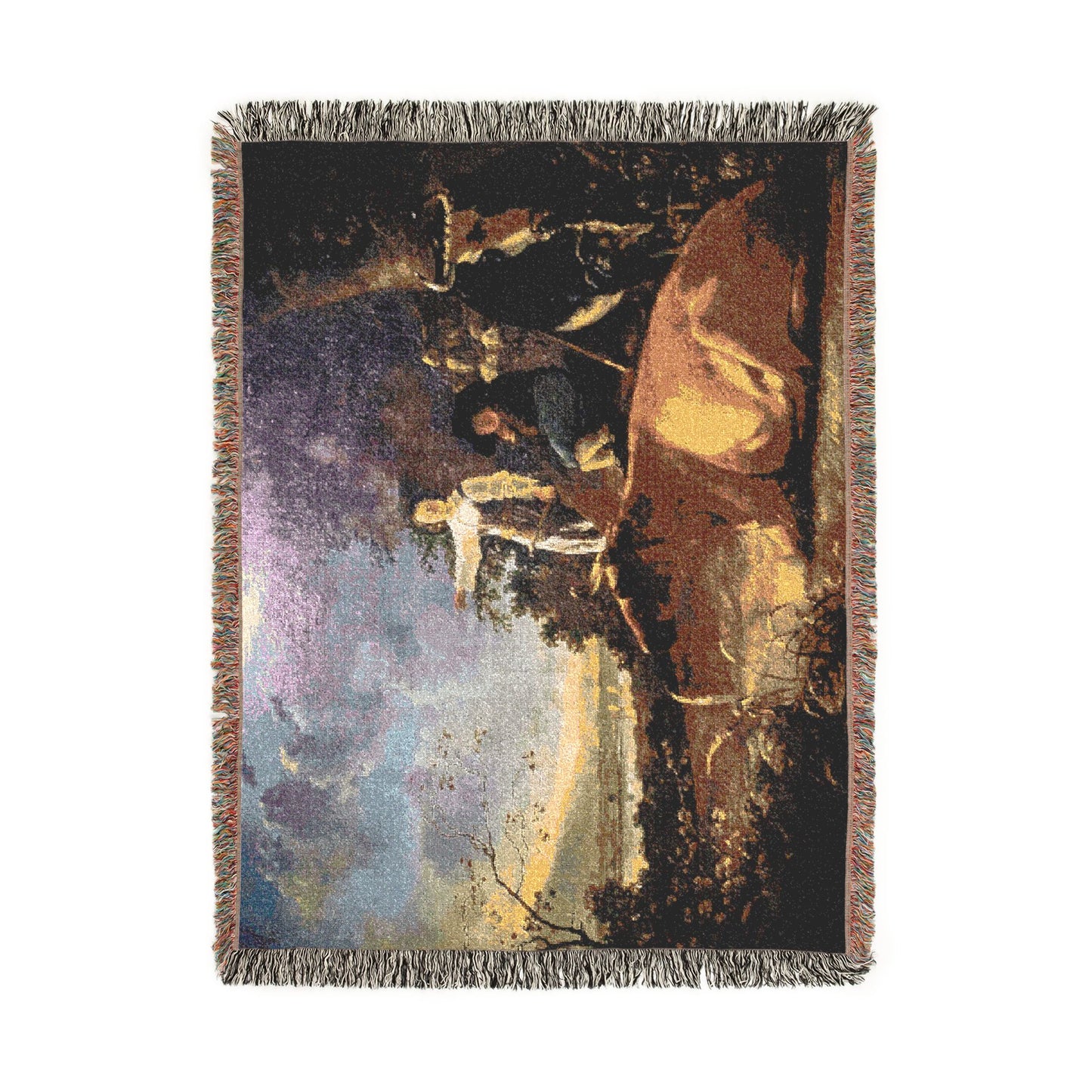 Aelbert Cuyp - Cattle with Shepherds | Woven Tapestry Blanket