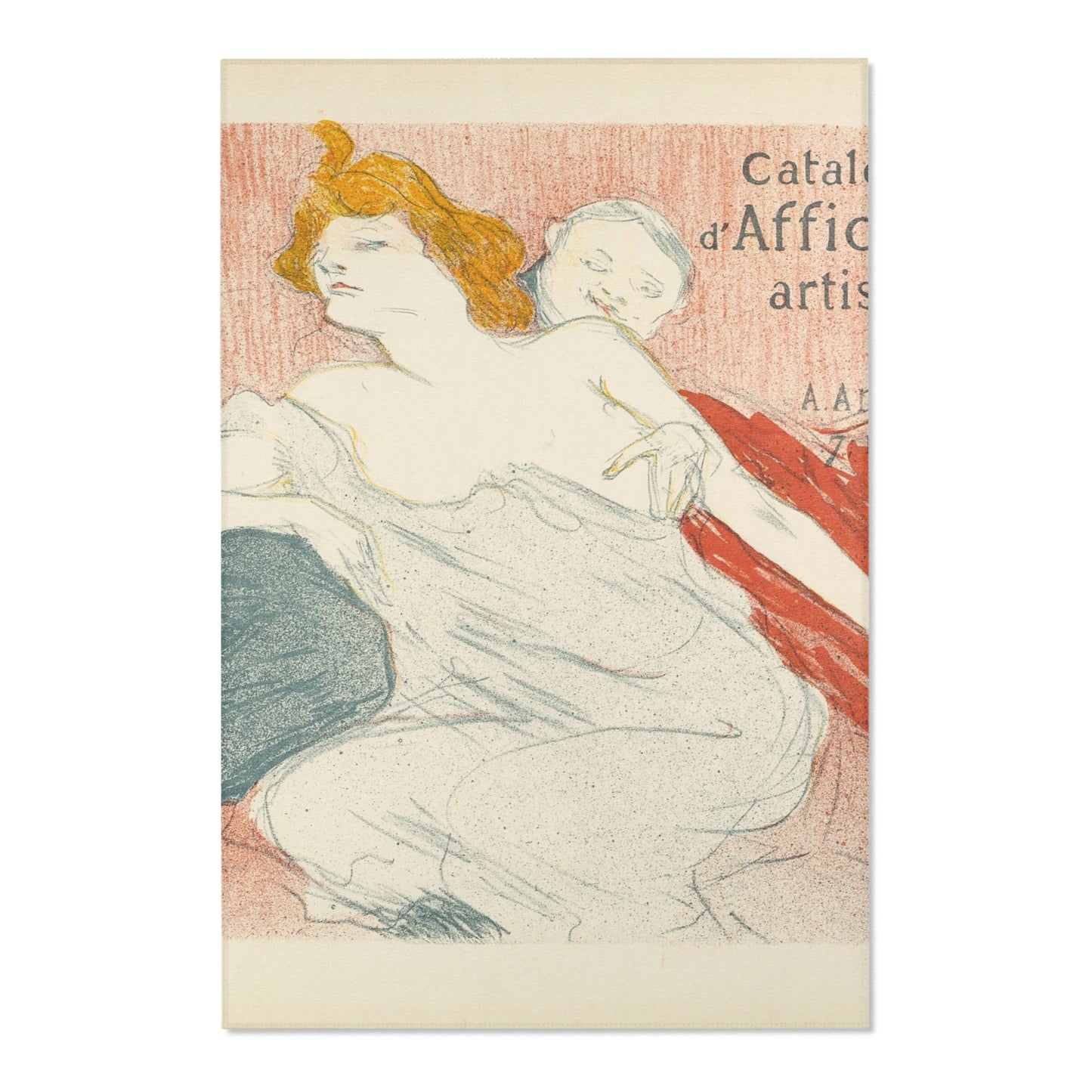 Henri de Toulouse-Lautrec - Debauchery (second plate) | Area Rug