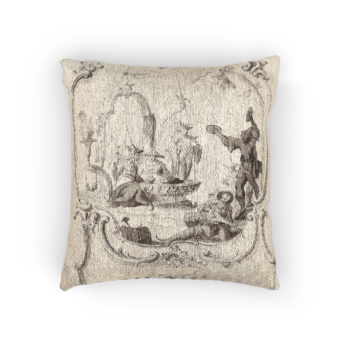 028_chinoiserie-pen-ink | Woven Pillow