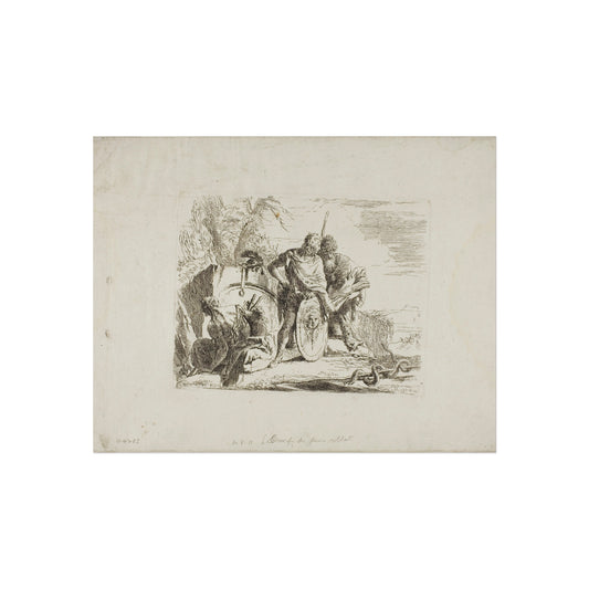 The Astrologer and the Young Soldier — Giovanni Battista Tiepolo Fine Art Poster