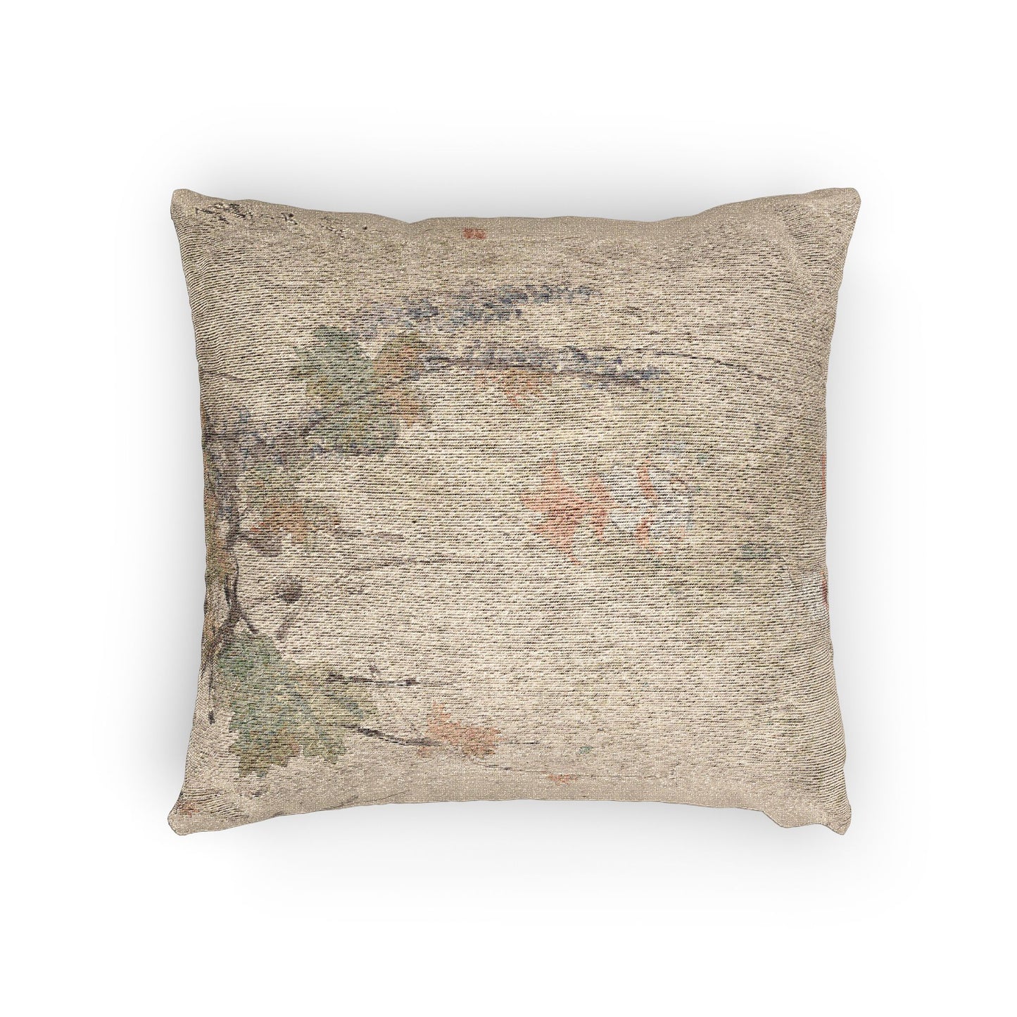 Wisteria and Goldfish I Woven Pillow