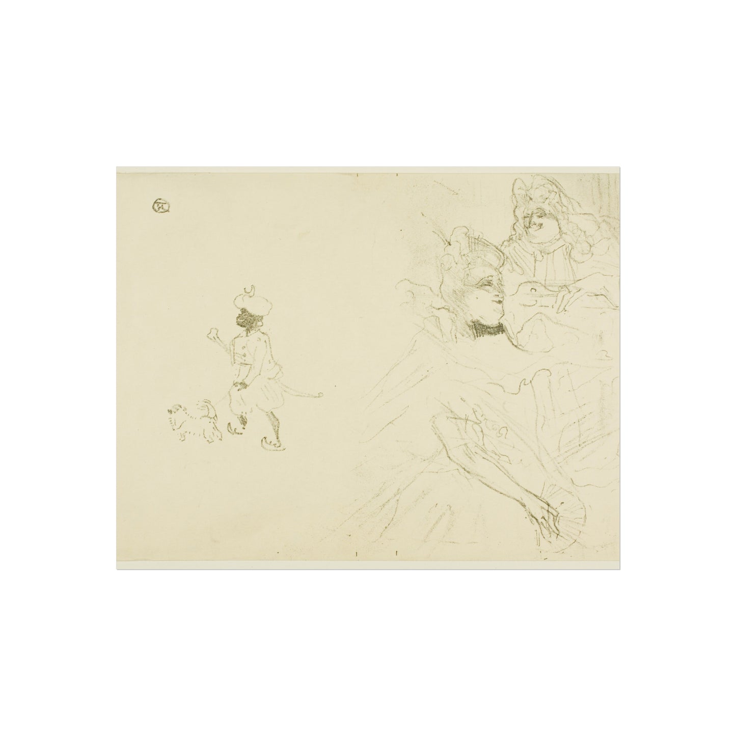 Henri de Toulouse-Lautrec - Cover for L'exemple de Ninon de Lenclos amoureuse | Fine Art Poster