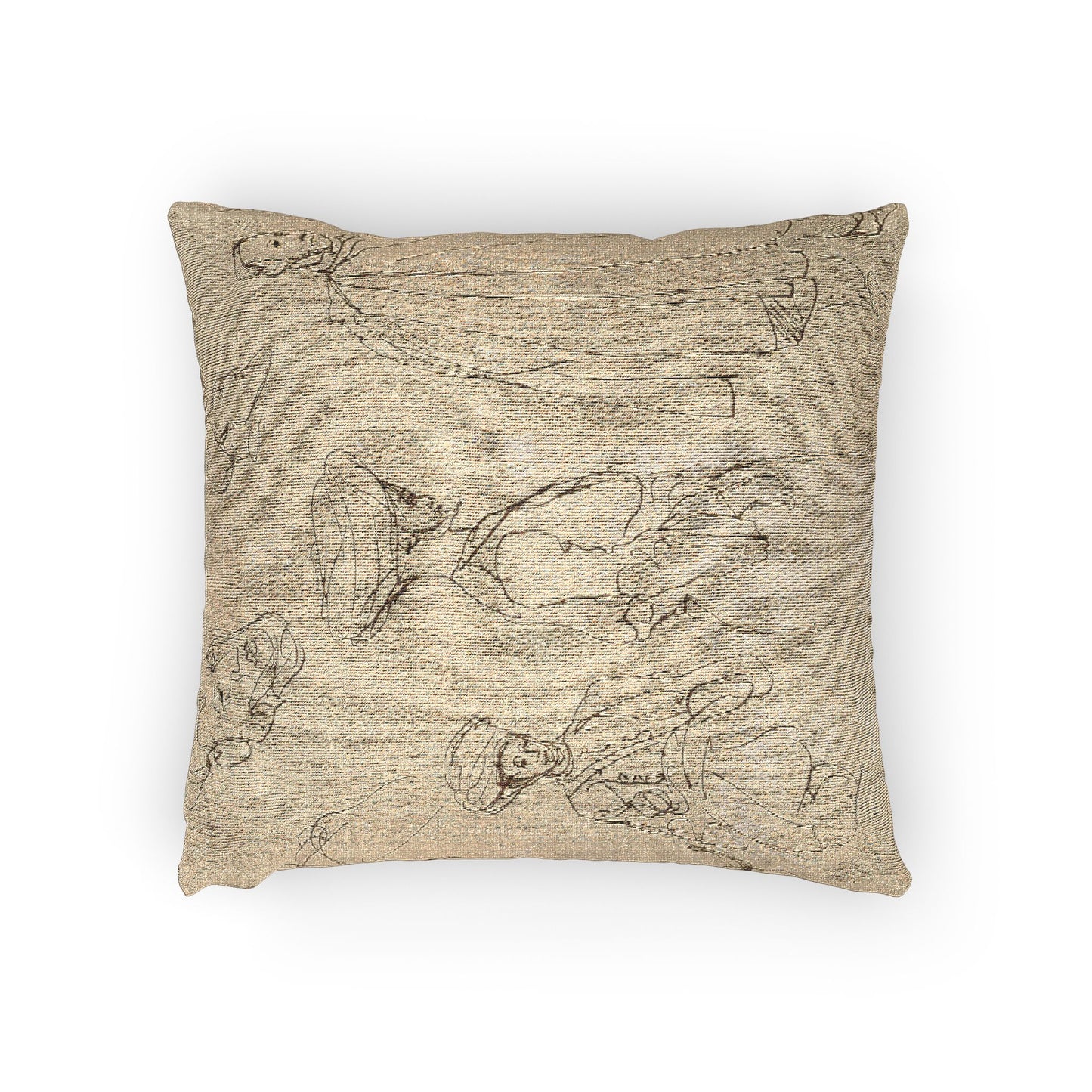 Sketches of Algerian Men — Delacroix Pillow