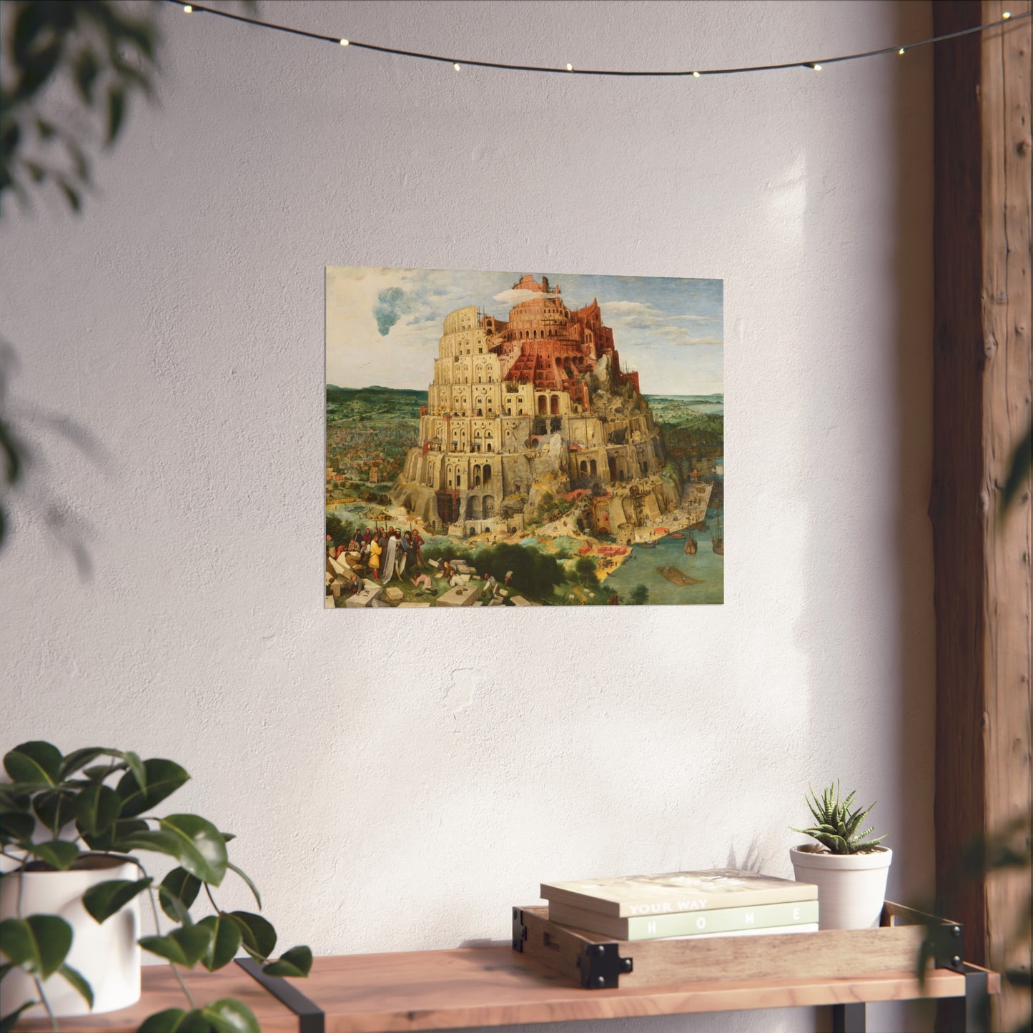 Pieter Bruegel the Elder - The Tower of Babel (Vienna) - Google Art Project - edited | Fine Art Poster