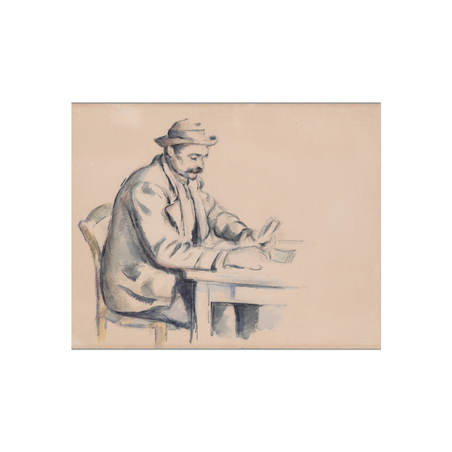 Paul Cezanne - A Study for the Card Players | Fine Art Poster