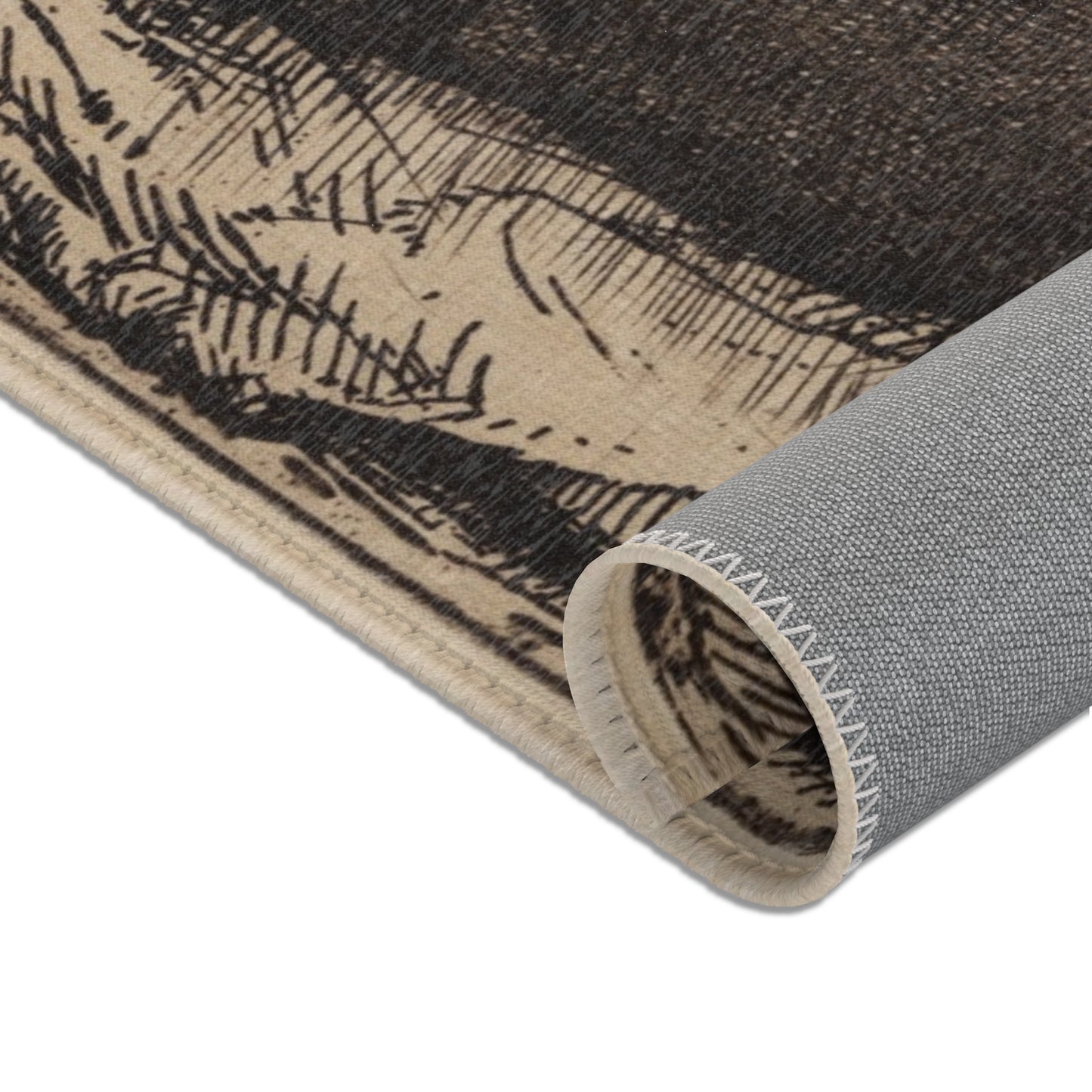 Rembrandt van Rijn - Reclining Female Nude | Area Rug