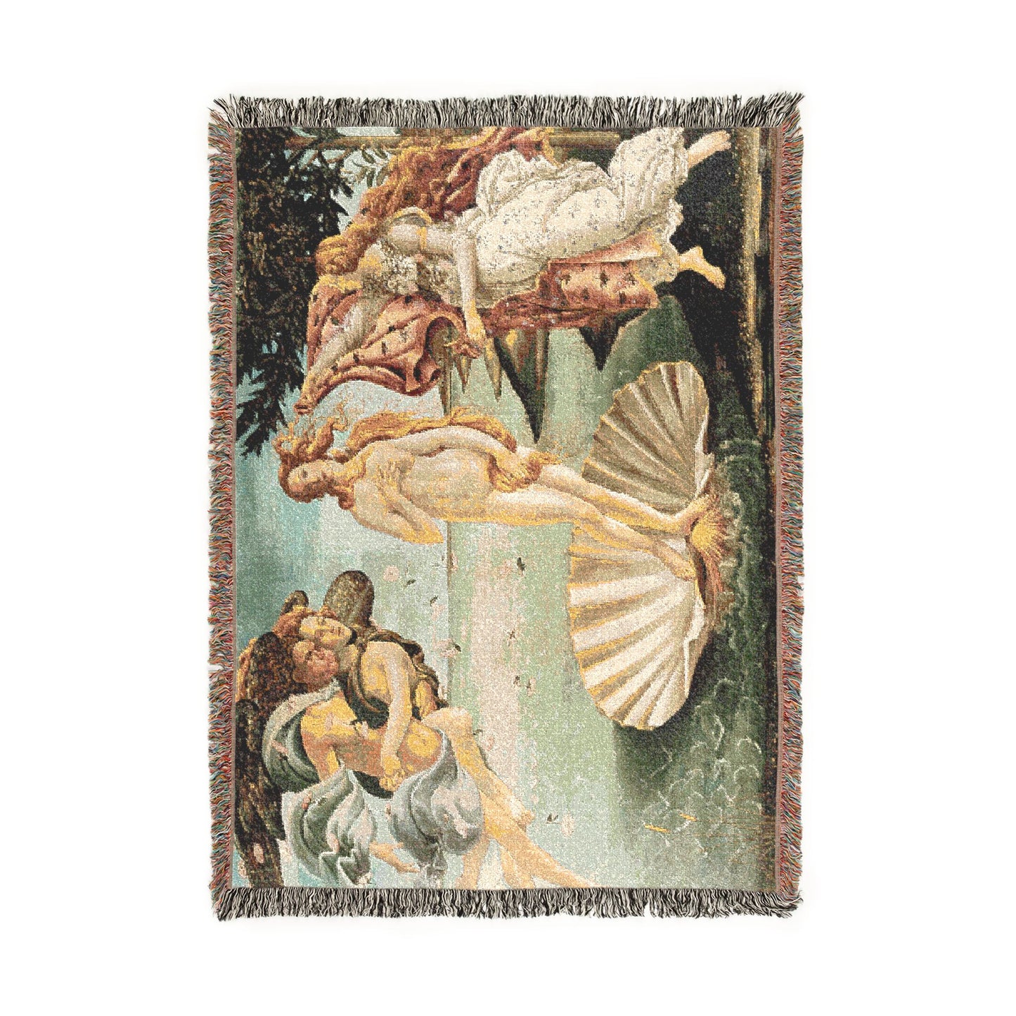 Sandro Botticelli - La nascita di Venere - Google Art Project - edited | Woven Tapestry Blanket