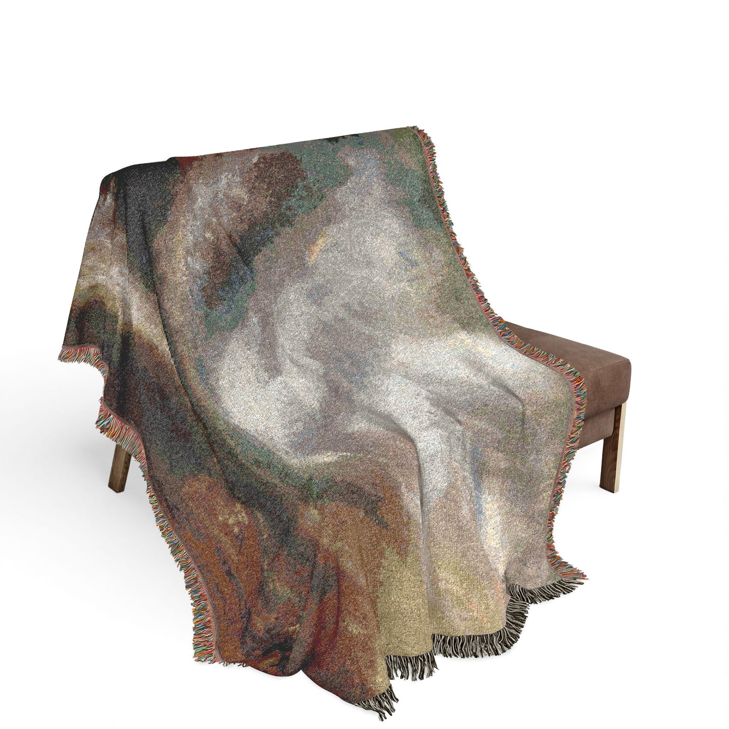 Joseph Mallord William Turner - Valley of Aosta Snowstorm, Avalanche, and Thunderstorm | Woven Tapestry Blanket