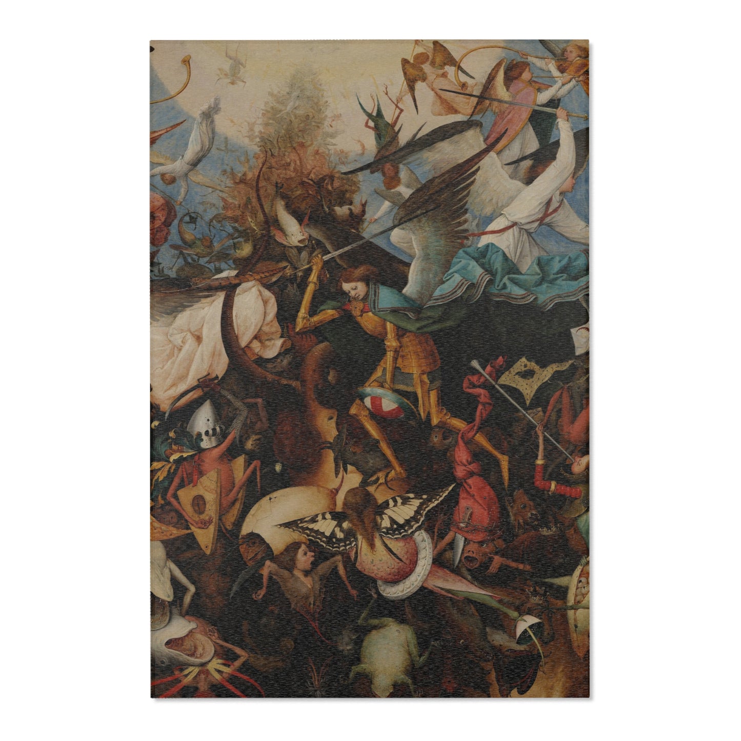 Pieter Bruegel the Elder - The Fall of the Rebel Angels - Google Art Project | Area Rug