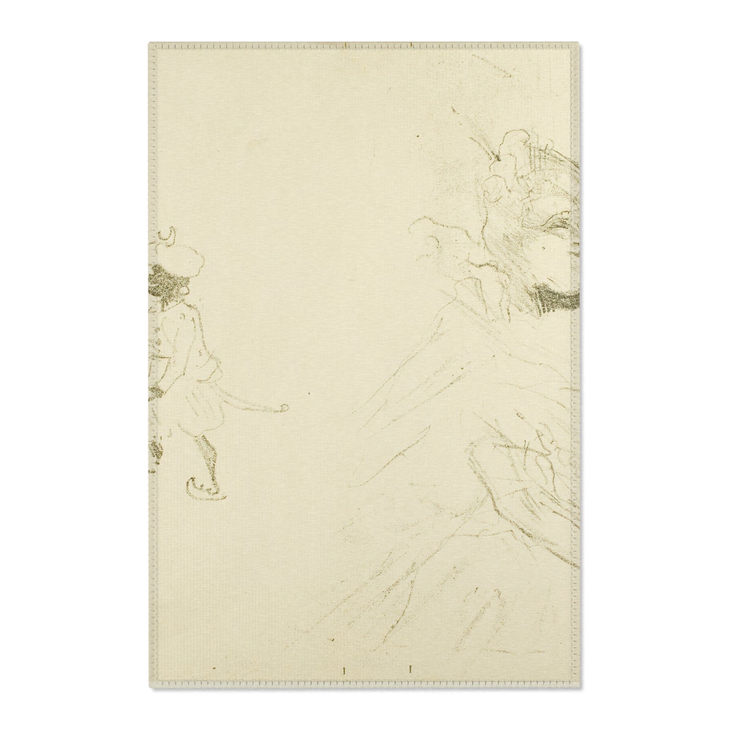 Henri de Toulouse-Lautrec - Cover for L'exemple de Ninon de Lenclos amoureuse | Area Rug