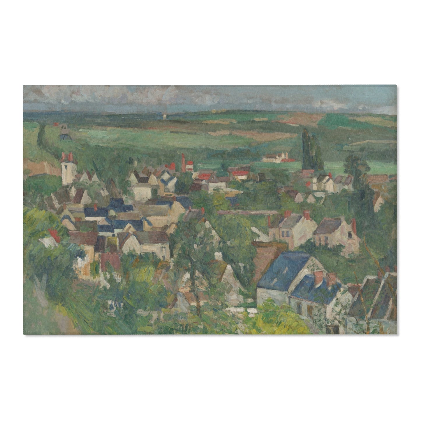 Paul Cezanne - Auvers, Panoramic View | Area Rug